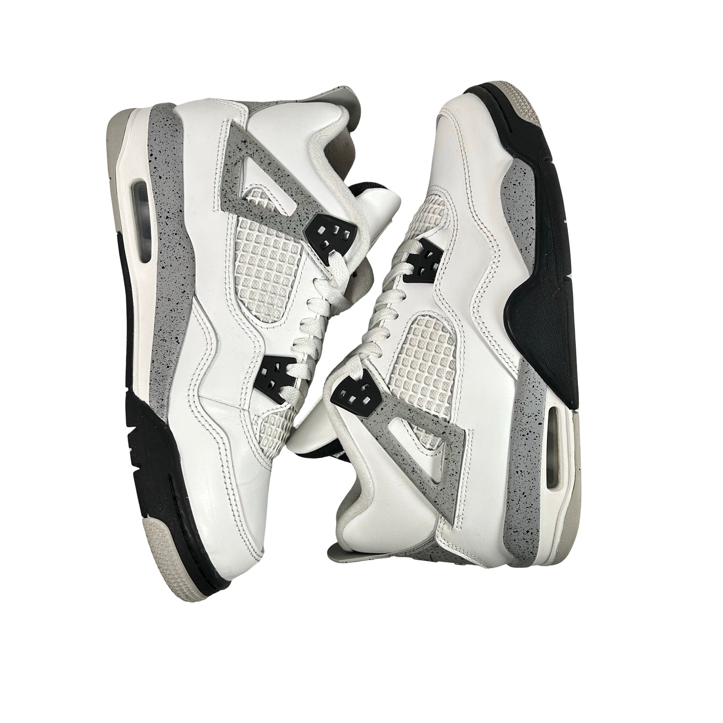 IB4171 100 Jordan 4 Retro White Cement (2025) (GS) [USED] - 7 Y (Used4)