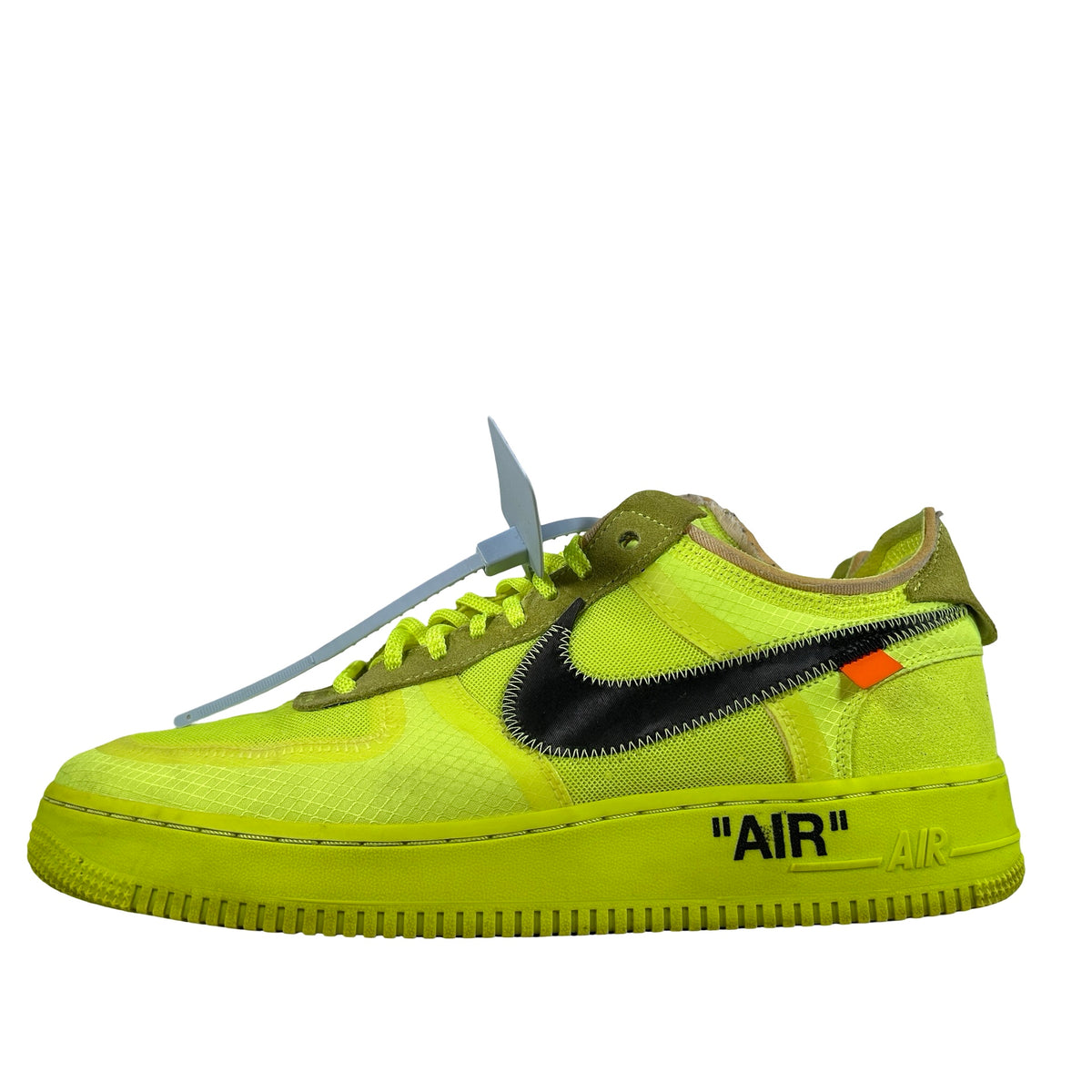 AO4606 700 Nike Air Force 1 Low Off-White Volt [USED] - 11 M (Used2) (No Box2)