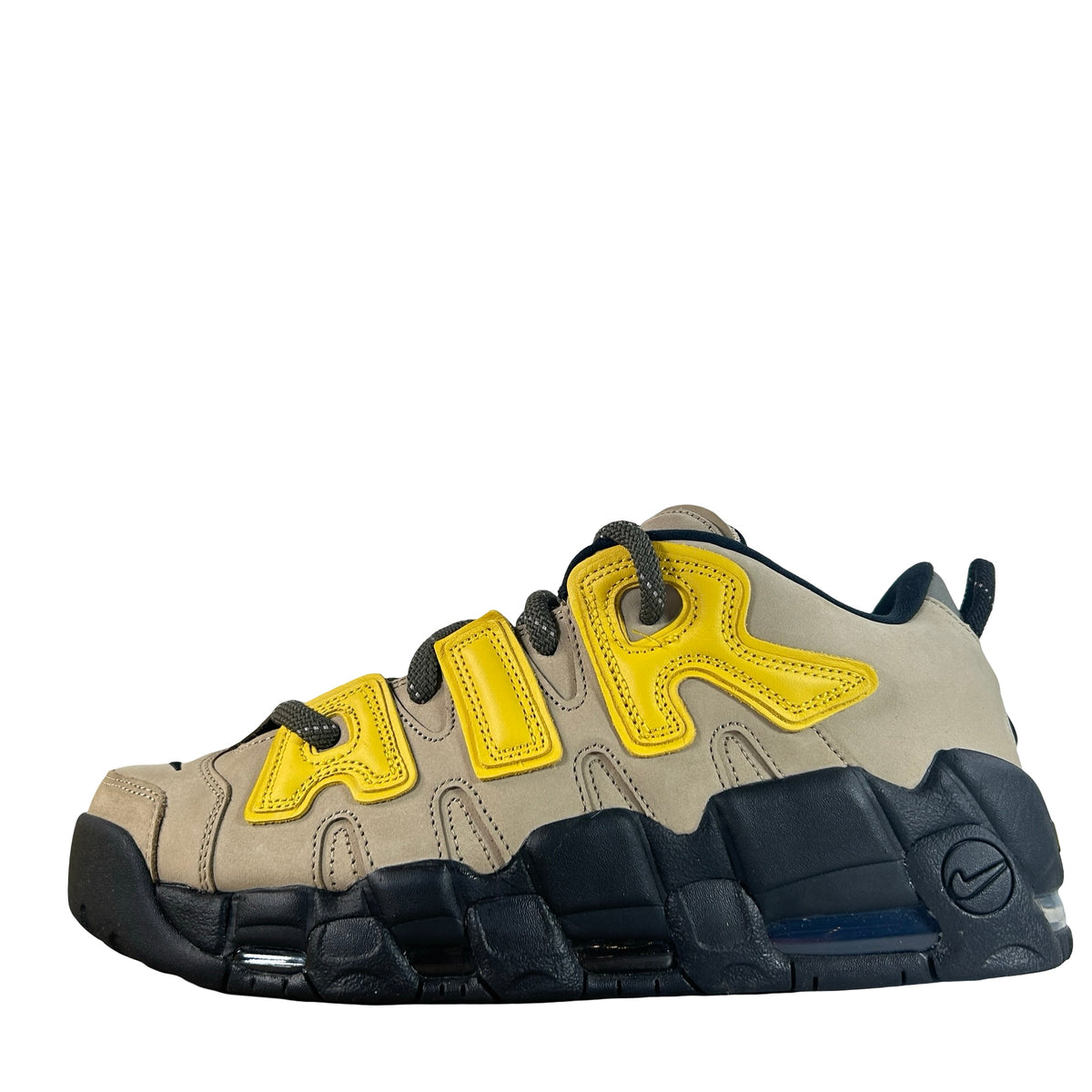FB1299 200 Nike Air More Uptempo Low AMBUSH Sulfur [USED] - 11 M (Used)