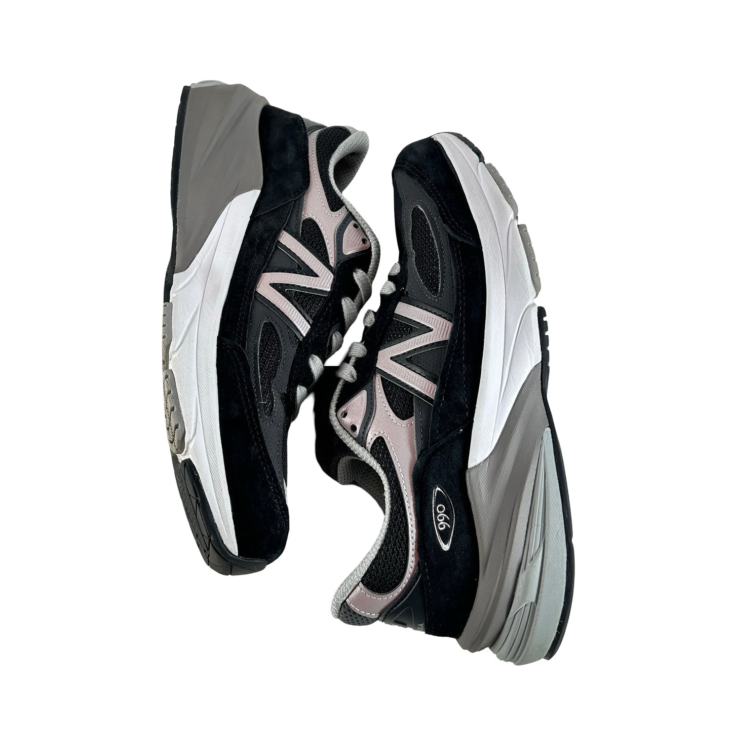 W990BK6 New Balance 990v6 MiUSA Black Grey White (W) [USED] - 10 W (Used)