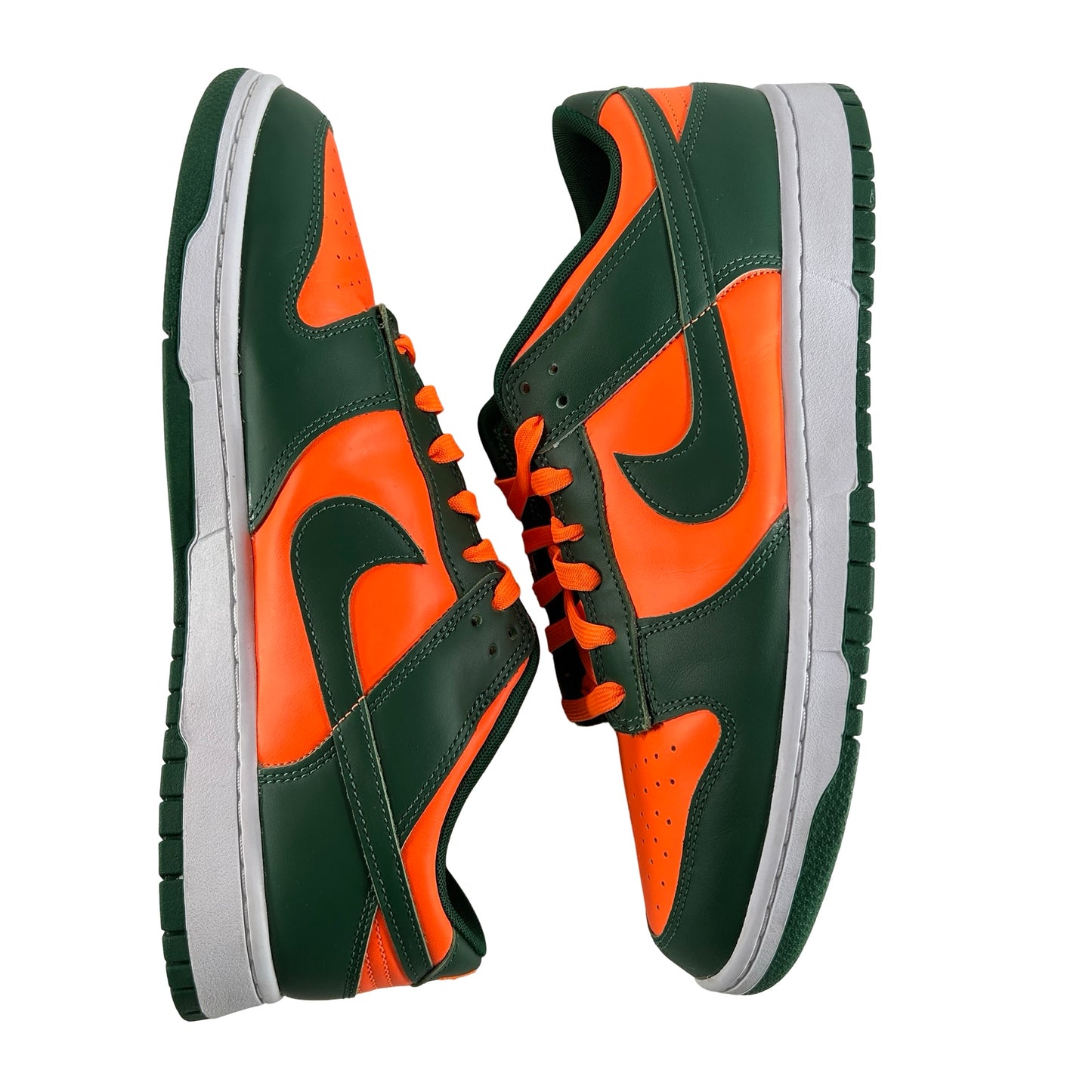 DD1391 300 Nike Dunk Low Retro Miami Hurricanes [USED] - 12 M (Used2)