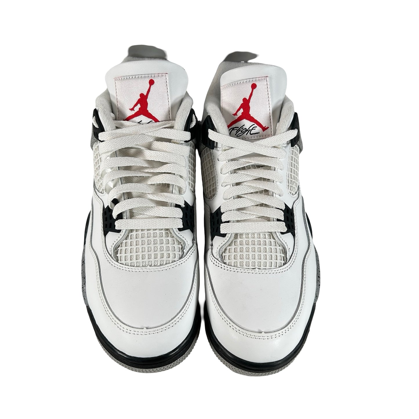 FV5029 100 Jordan 4 Retro White Cement (2025) [USED] - 9 M (Used) (No Box)