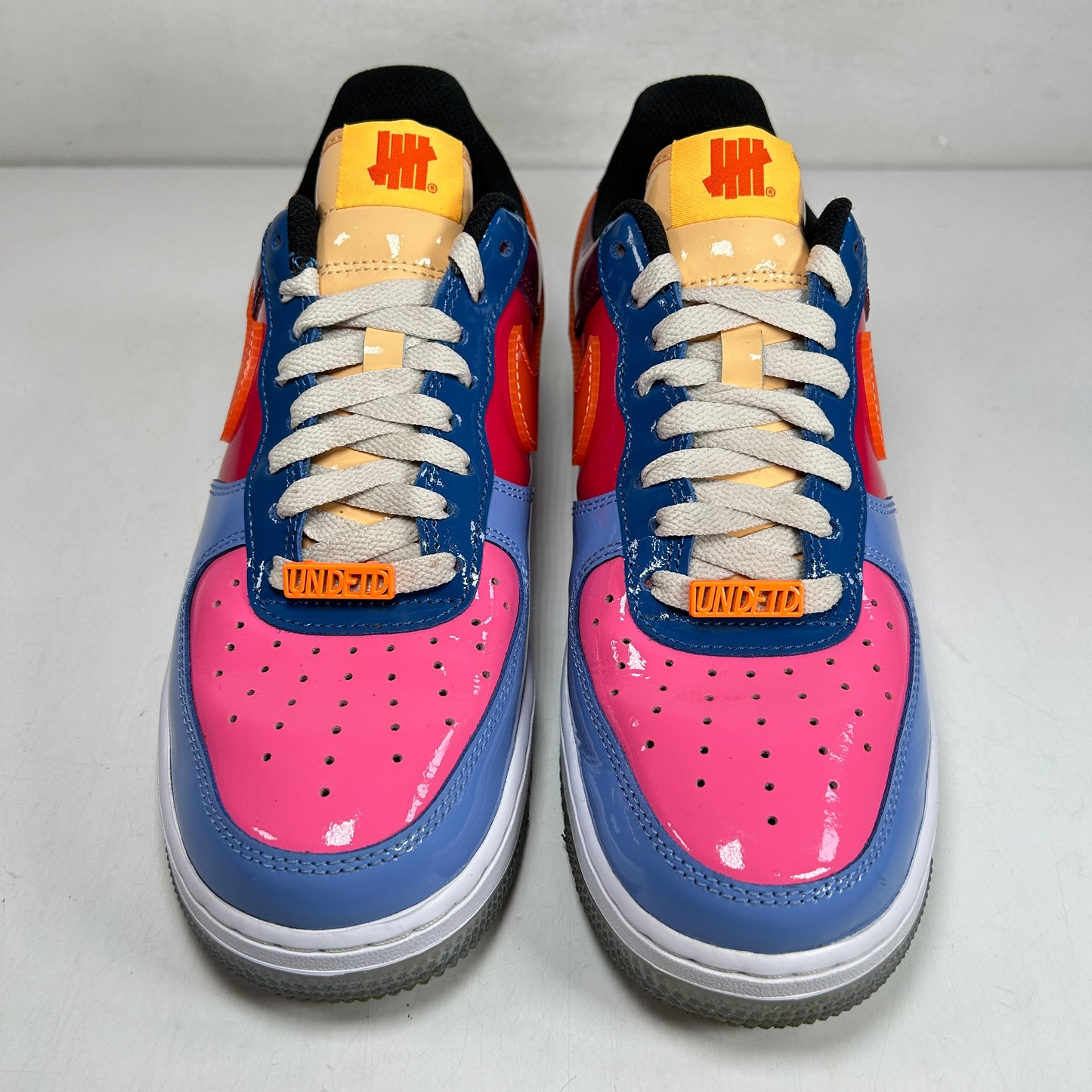 DV5255 400 Nike Air Force 1 Low SP UNDFTD Multi-Patent [USED] - 7.5 M (Used) (No Box)