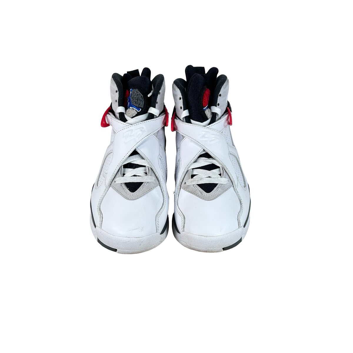 305381 100 Jordan 8 Retro White True Red (2025) [USED] - 7.5 M (Used)