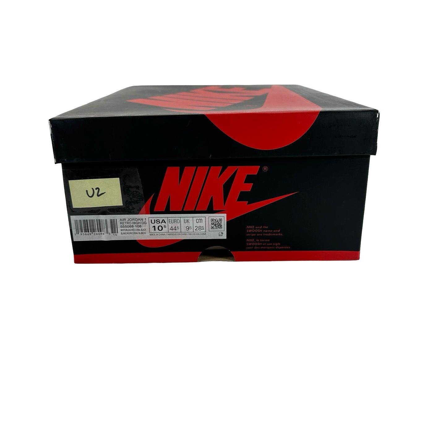 555088 108 Jordan 1 Retro High OG Bleached Coral [USED] - 10.5 M (Used2)