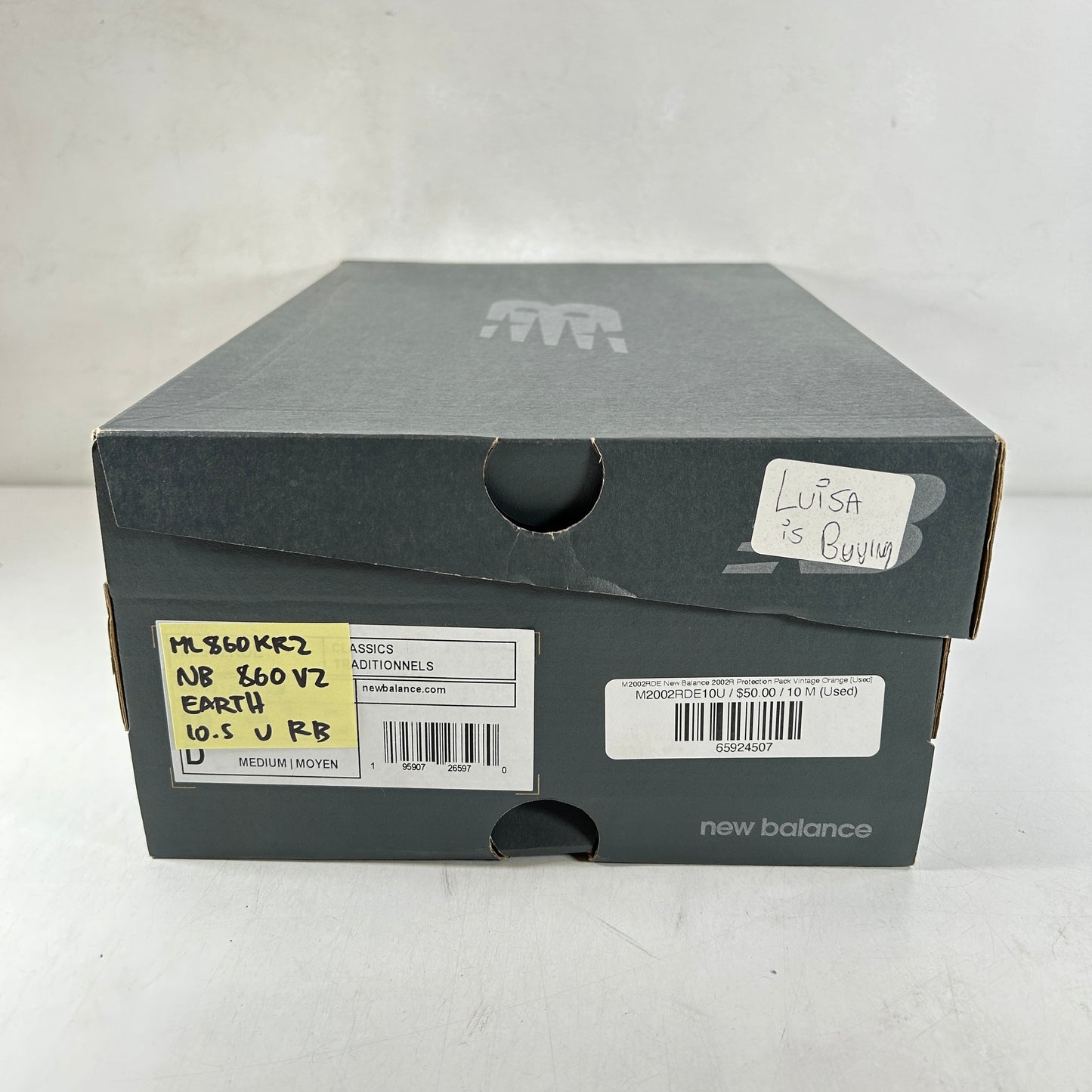 ML860KR2 New Balance 860v2 Earth [USED] - 10.5 M (Used) (Replace Box)