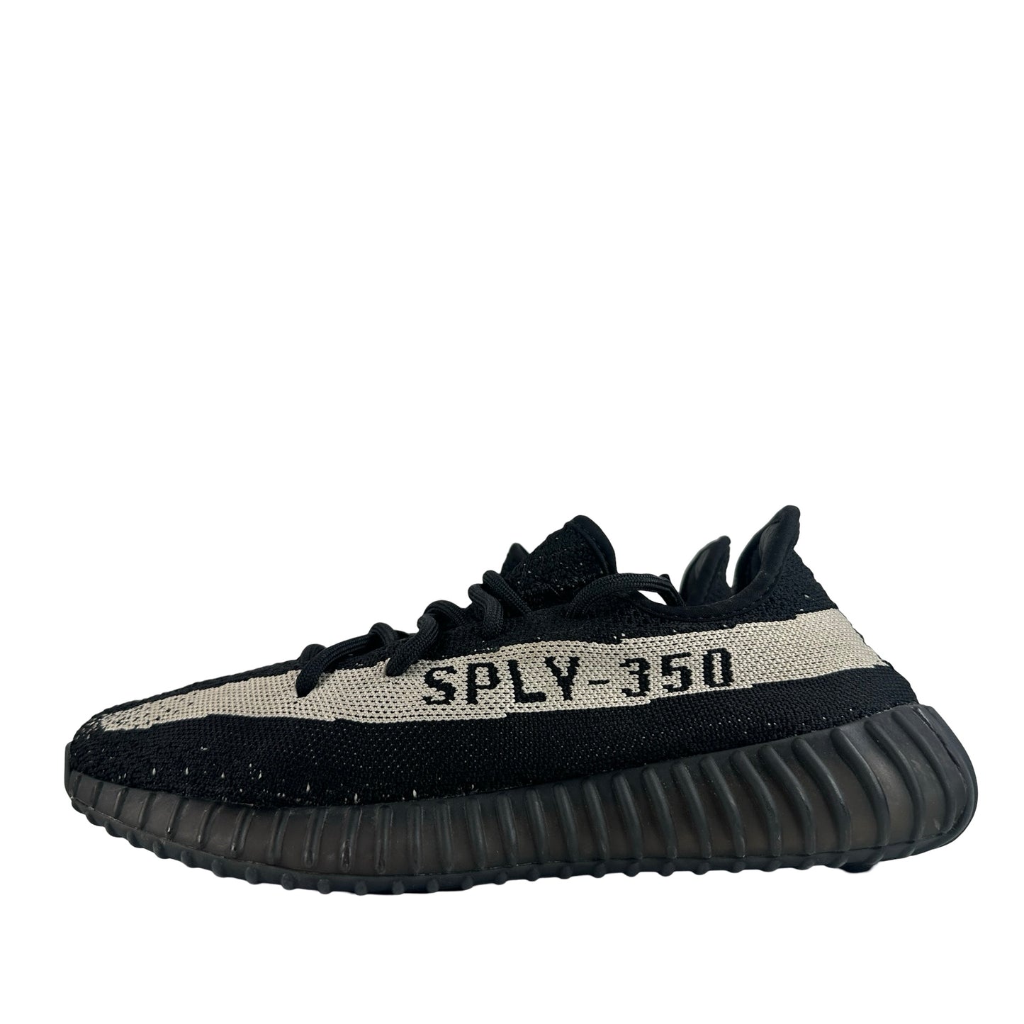 BY1604 Adidas Yeezy Boost 350 V2 Core Black White [USED] - 8 M (Used)