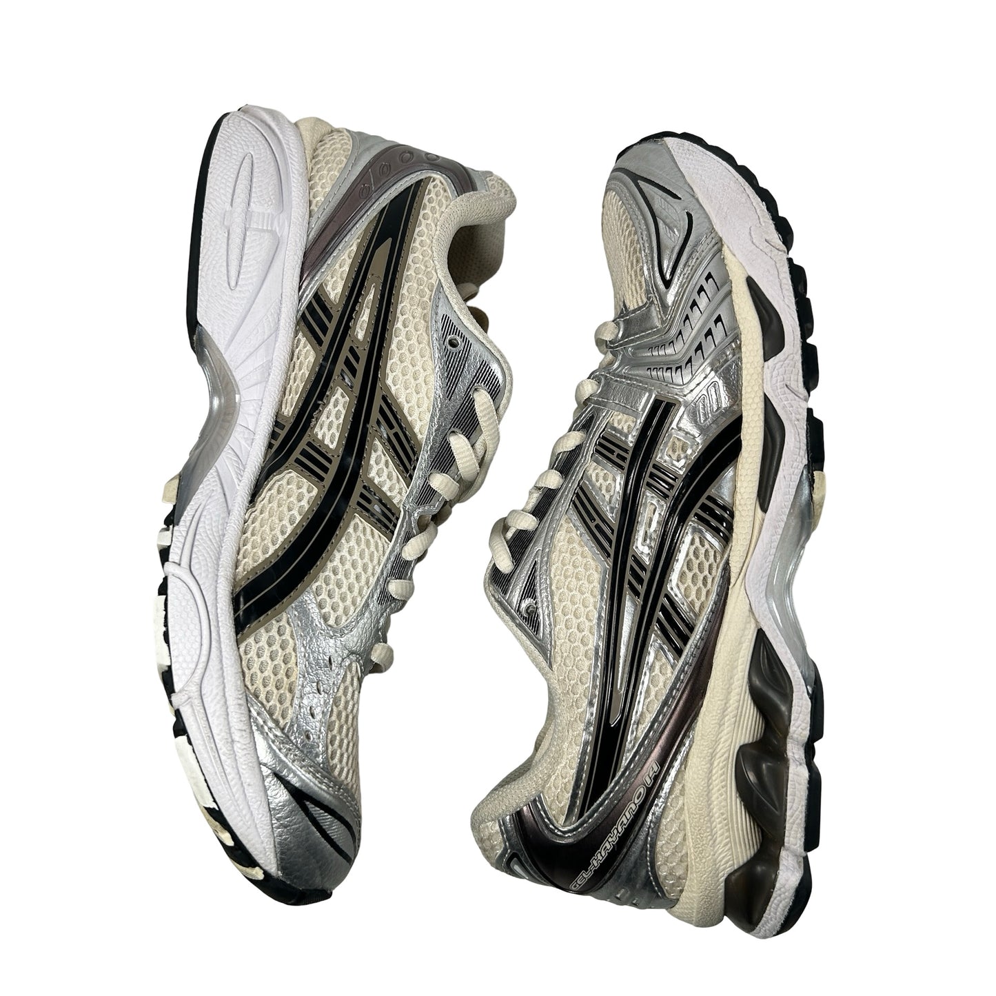 1201A019 108 ASICS Gel-Kayano 14 Cream Black Metallic Plum [USED] - 6 M (Used) (No Box)