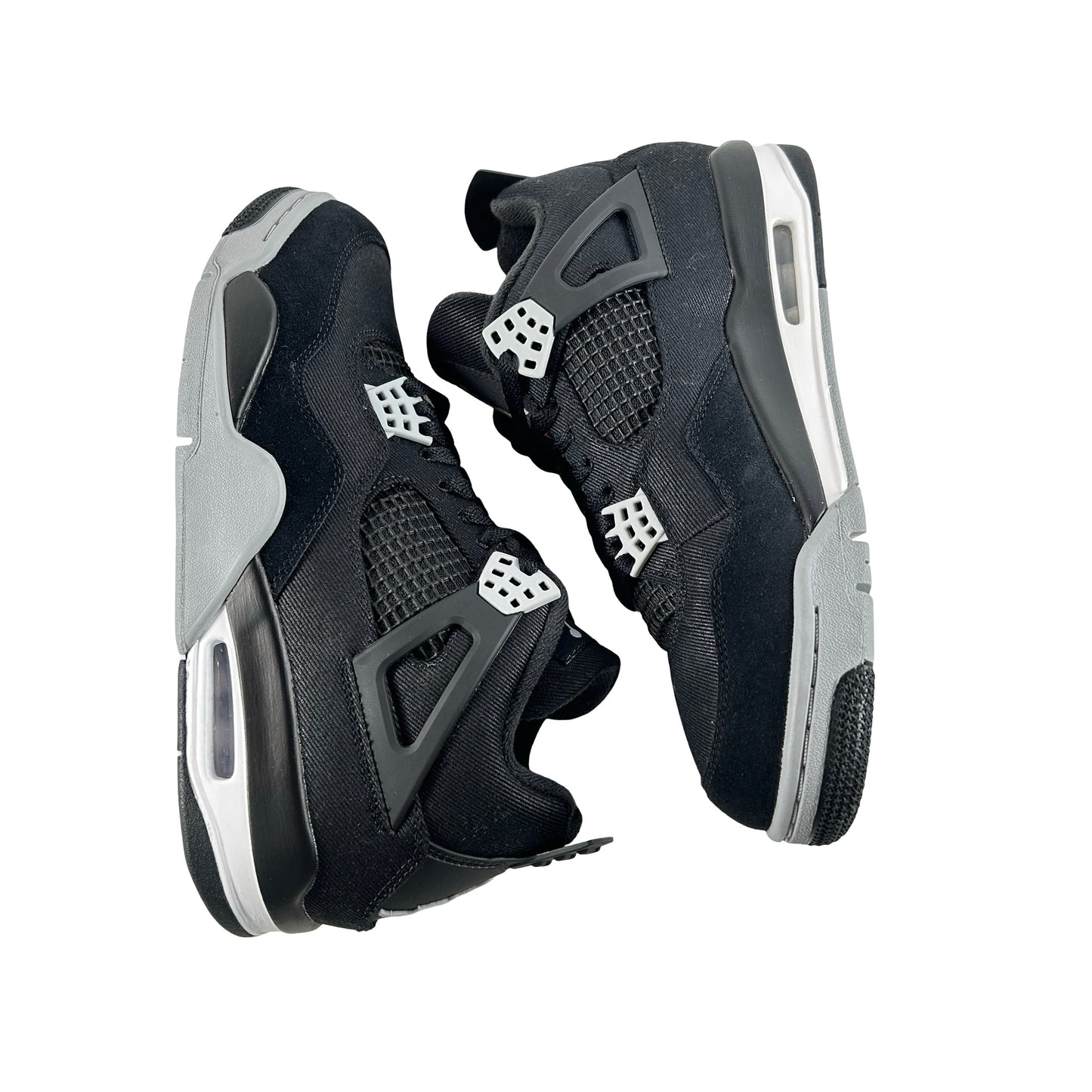 DH7138 006 Jordan 4 Retro SE Black Canvas [USED] - 9 M (VNDS)