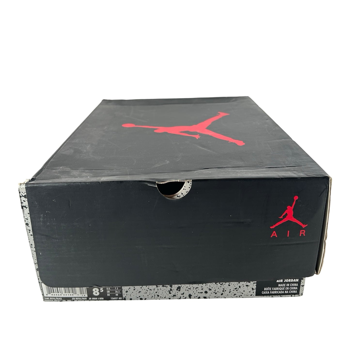 136027 401 Jordan 5 Retro Blue Suede [USED] - 8.5 M (Used)