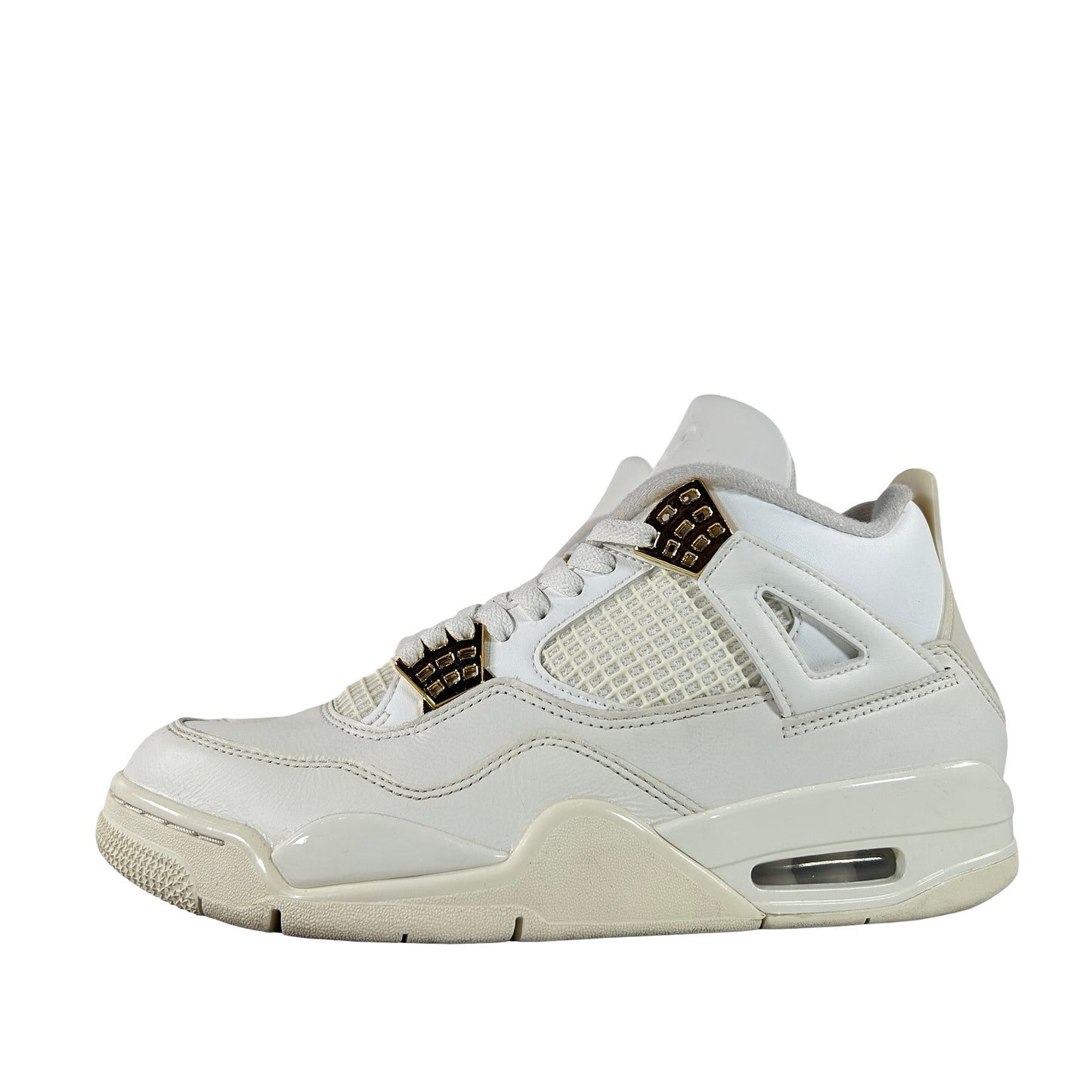 AQ9129 170 Jordan 4 Retro Metallic Gold (W) [USED] - 10 W (Used3)