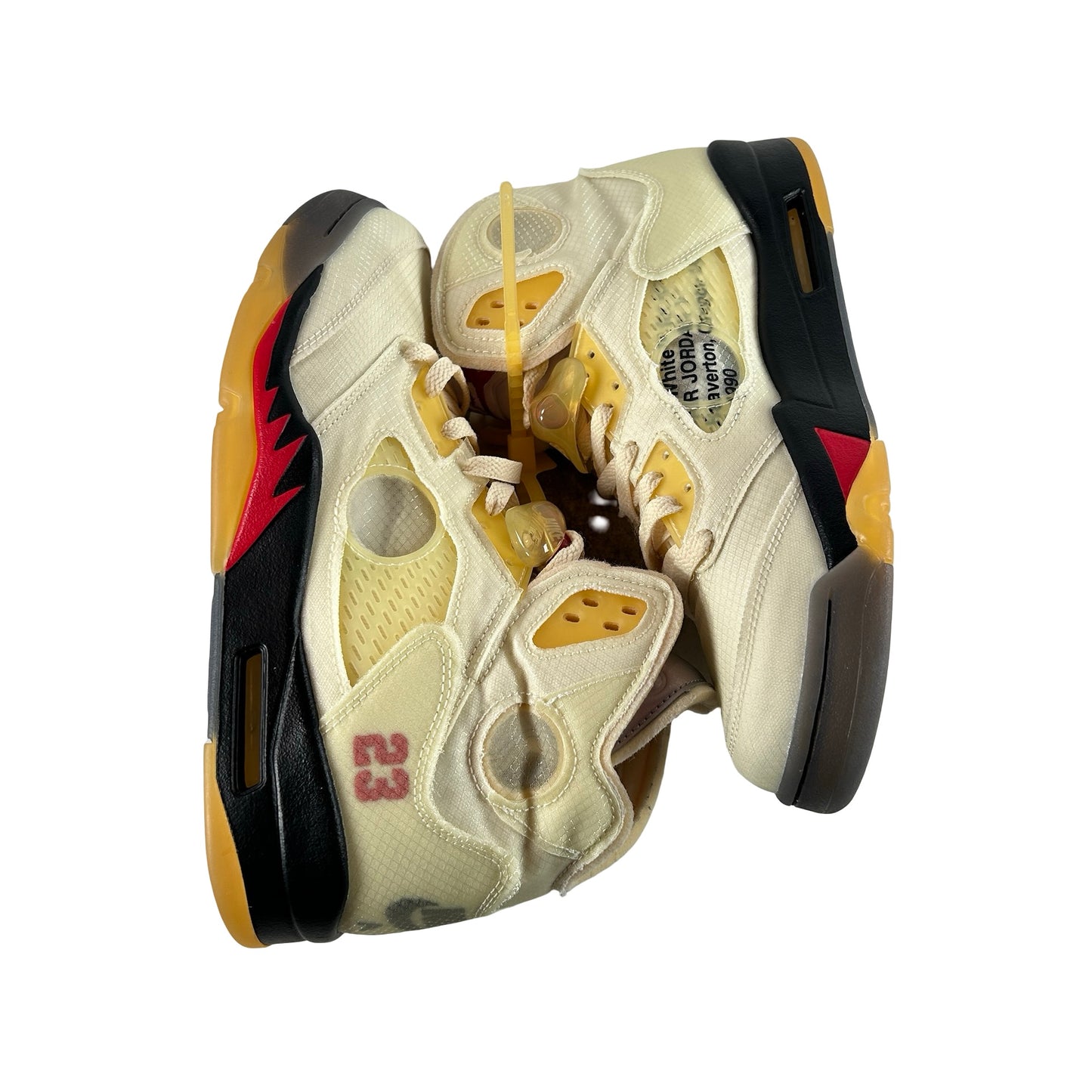 DH8565 100 Jordan 5 Off-White Sail [CONDITIONAL] - 10 M (Small Mark On Right Foot)