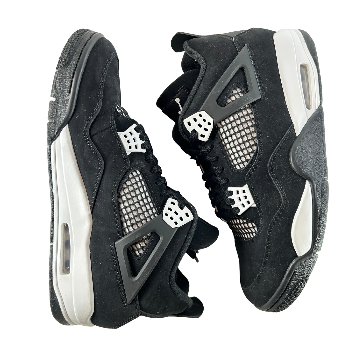 FQ8138 001 Air Jordan 4 Retro White Thunder [USED] - 10.5 M (Used) (Replace Box)