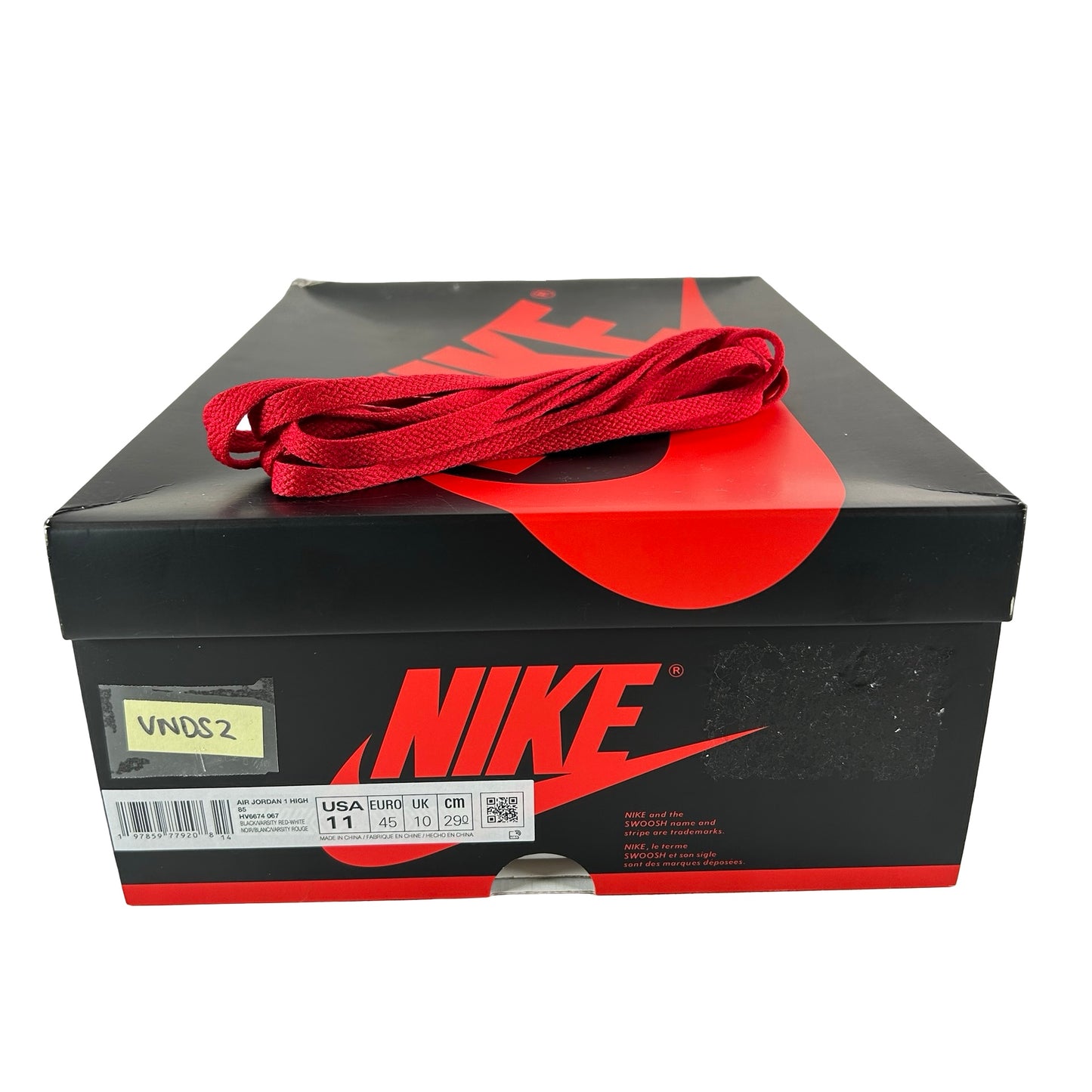 HV6674 067 Jordan 1 Retro High '85 OG Bred (2025) [USED] - 11 M (VNDS2)
