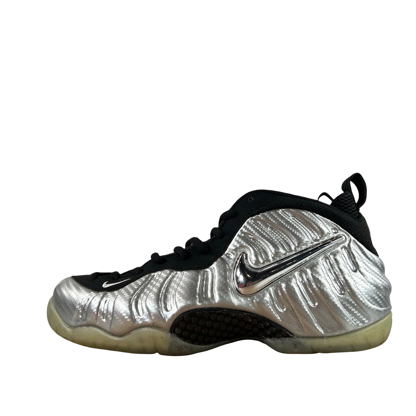 616750 004 Nike Air Foamposite Pro Silver Surfer [USED] - 11 M (Used) (Replace Box)
