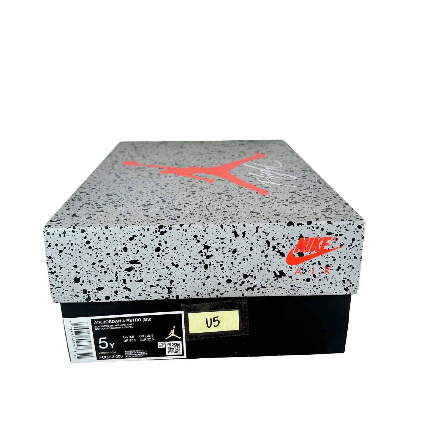 FQ8213 006 Jordan 4 Retro Bred Reimagined (GS) [USED] - 5 Y (Used5)