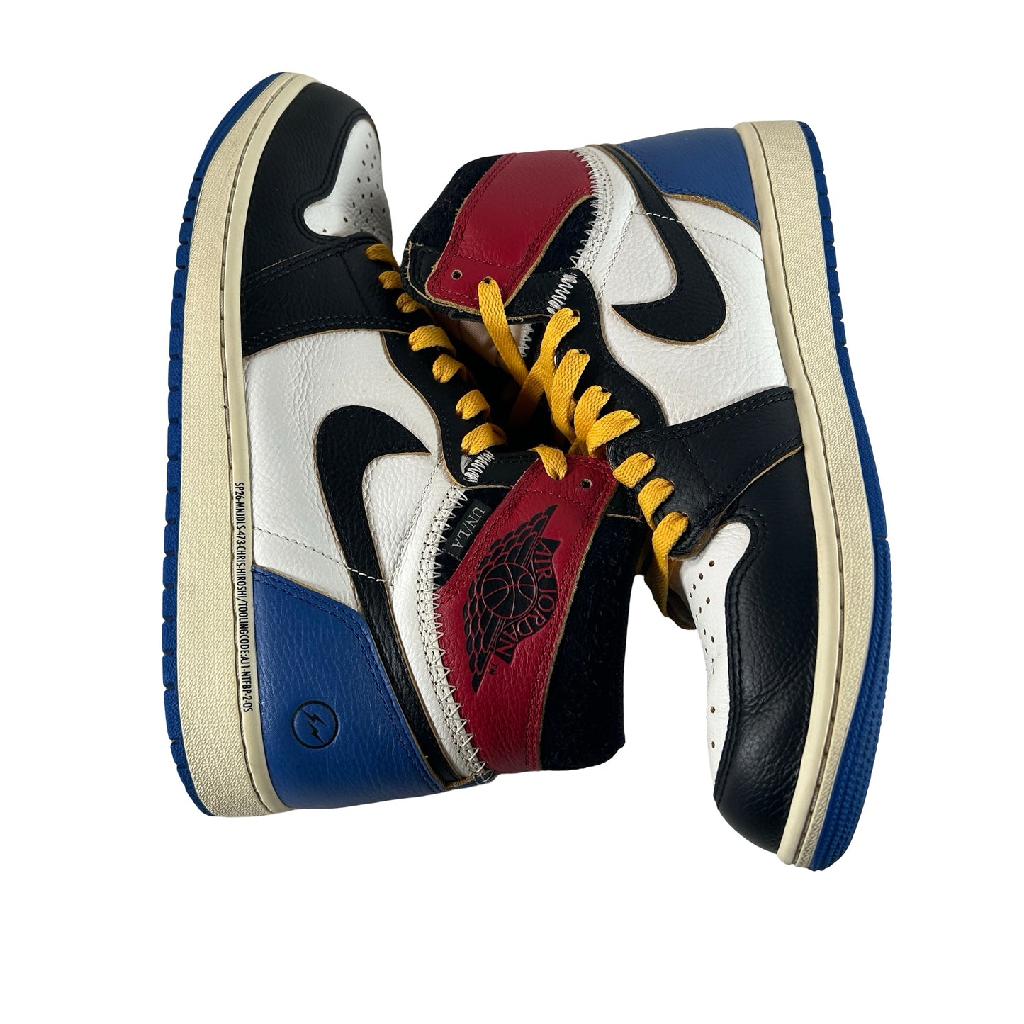 IO7847 002 Jordan 1 Retro High OG SP Fragment x Union LA Varsity Red Sport Royal [USED] - 9.5 M (Used4)