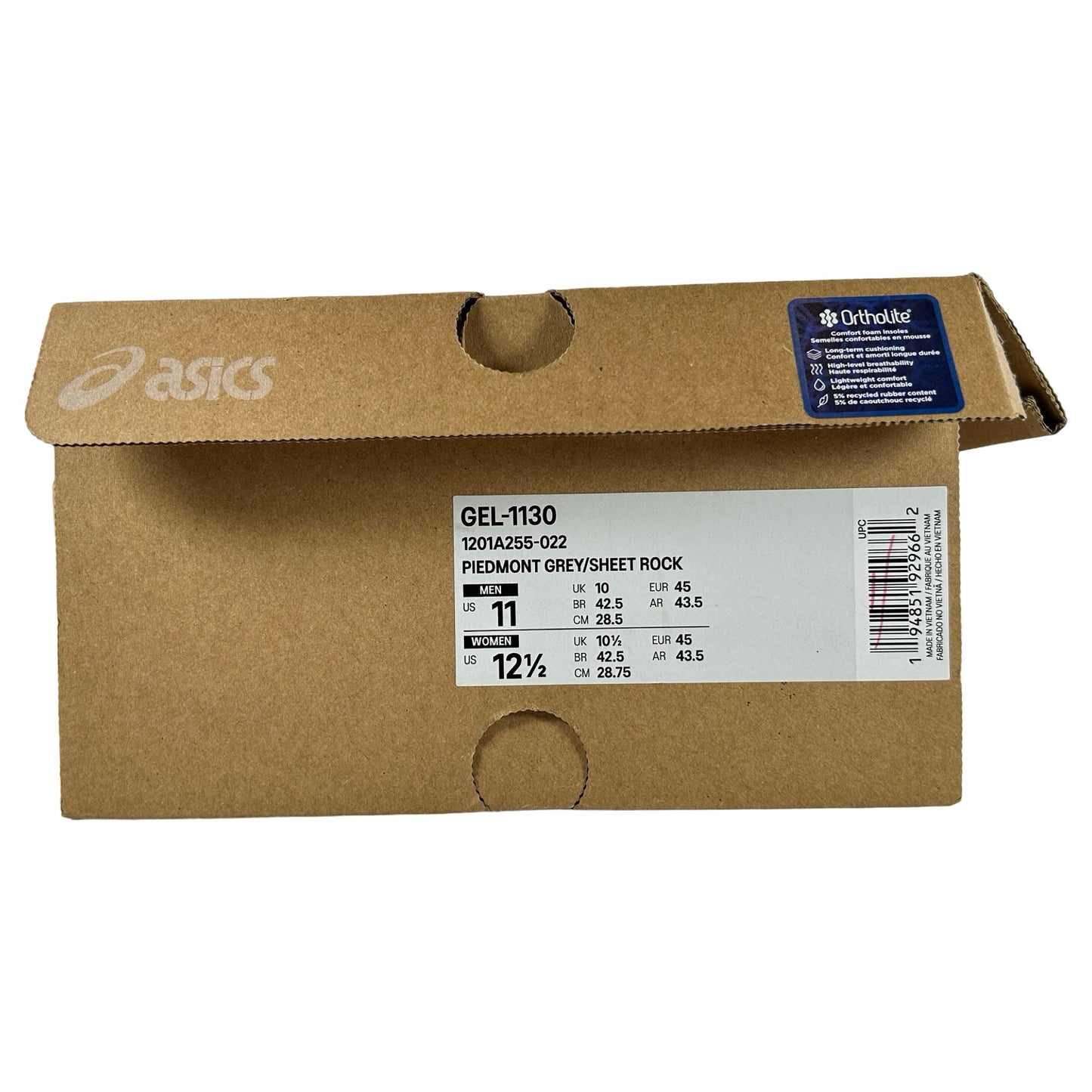 1201A255 022 ASICS Gel-1130 Piedmont Gray [USED] - 11 M (Used)