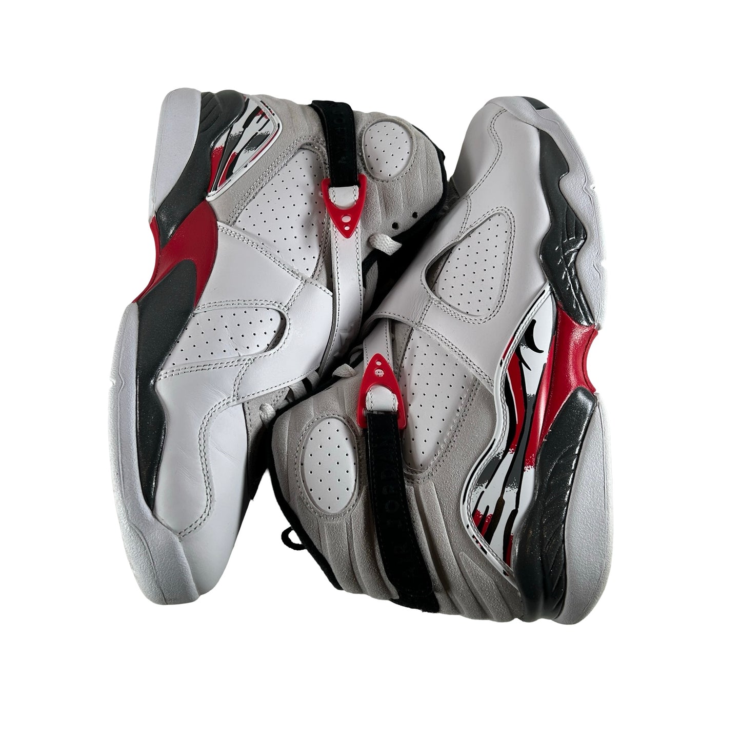 305381 100 Jordan 8 Retro White True Red (2025) [USED] - 10 M (Used5)