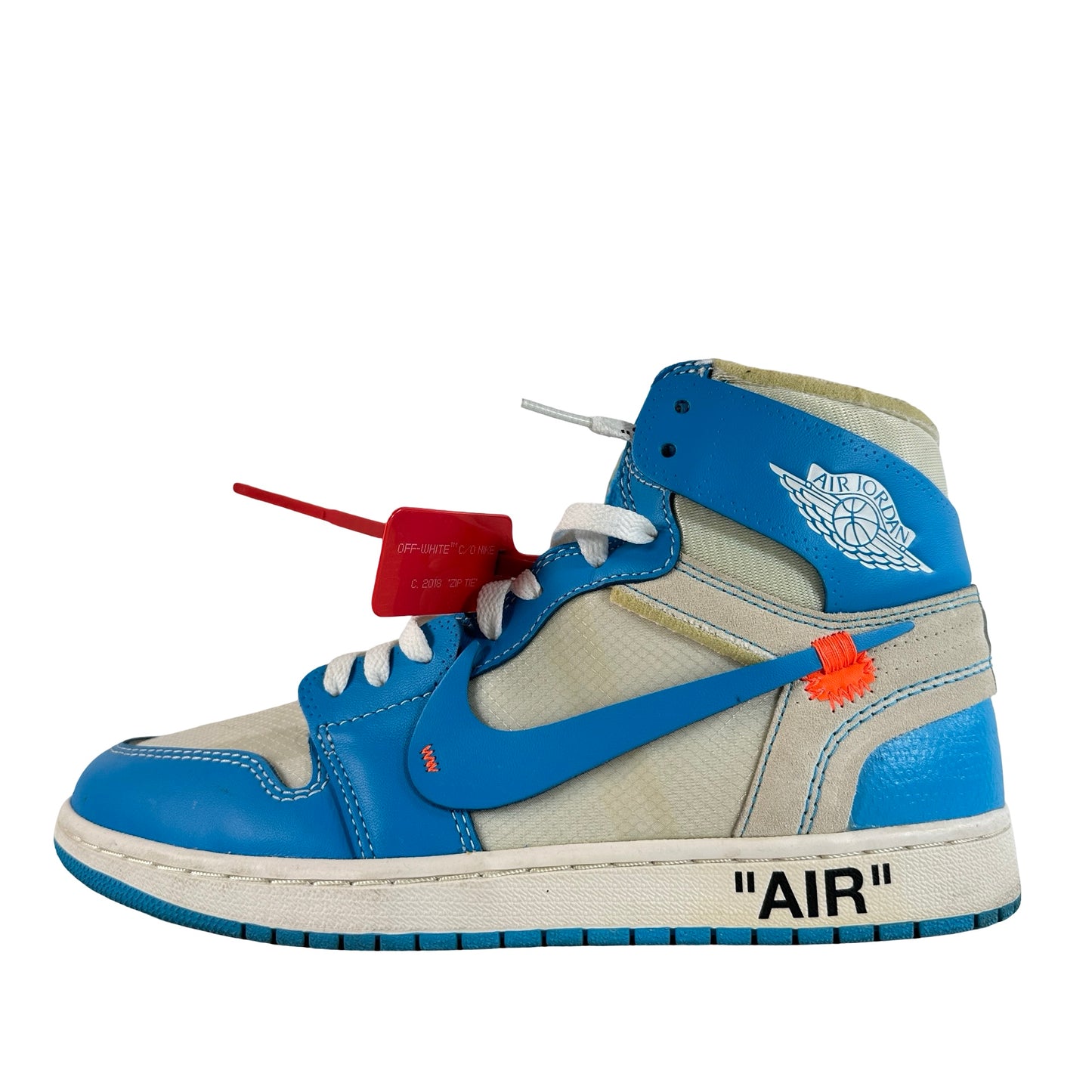 AQ0818 148 Jordan 1 Retro High Off-White UNC [USED] - 9.5 M (Used) (No Box)