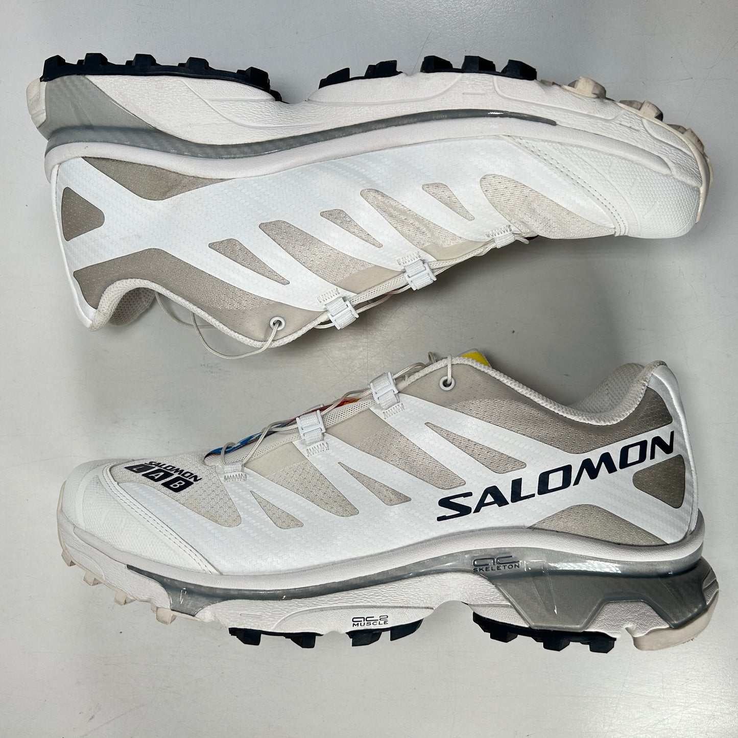 L47133000 Salomon XT-4 OG White Lunar Rock [USED] - 12 M (Used)