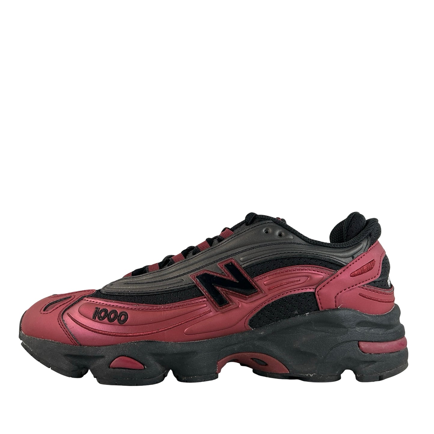 M1000FLB New Balance 1000 Black Burgundy [USED] - 9 M (Used)