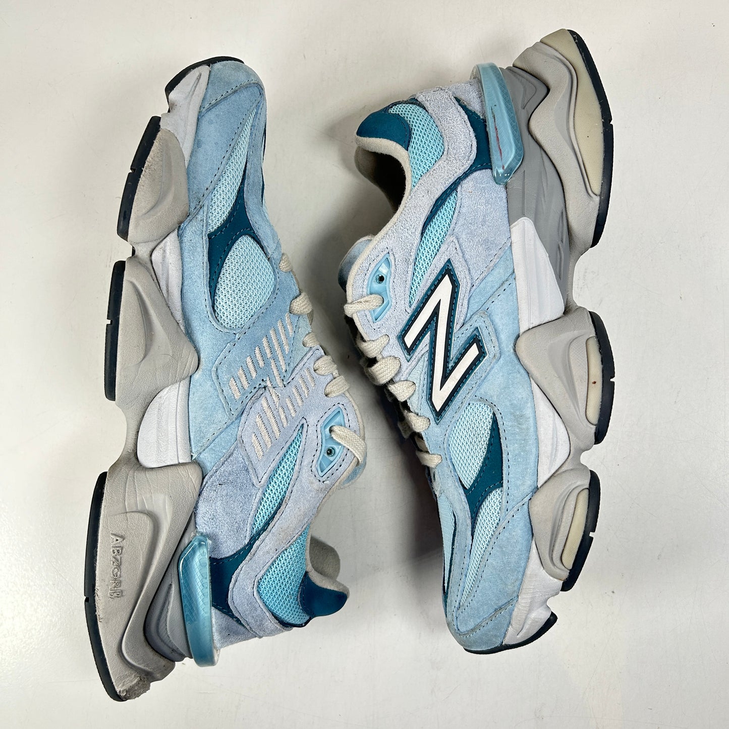 U9060EED New Balance 9060 Chrome Blue [USED] - 6.5 M (Used) (No Box)