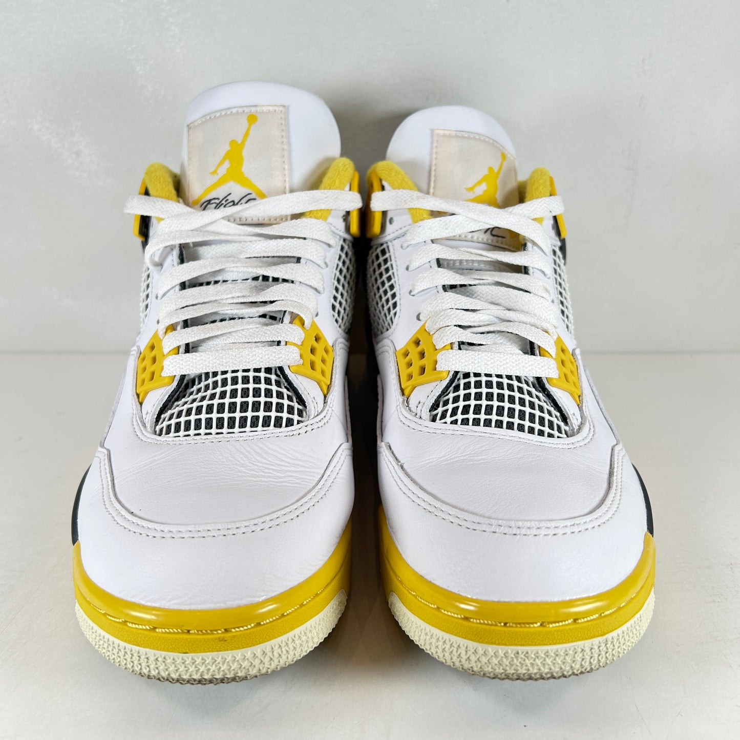 AQ9129 101 Jordan 4 Retro Vivid Sulfur (Women's) [USED] - 11 W (Used) (Replace Box) (No Insoles)