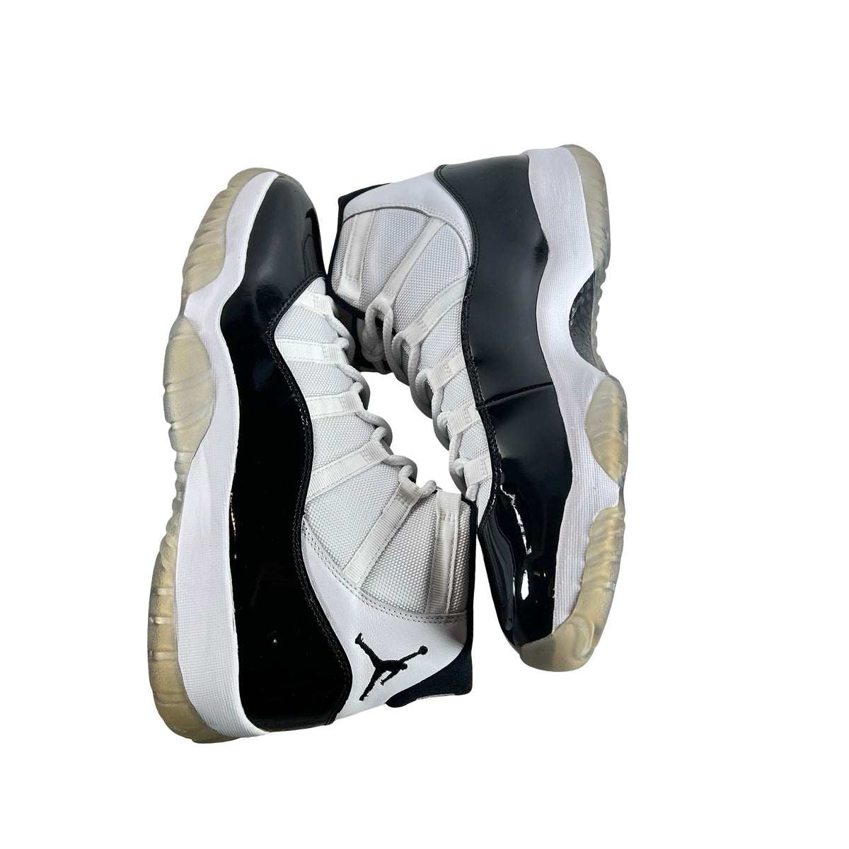 378037 100 Air Jordan 11 Concord - 11 M (Yellowing Soles3)