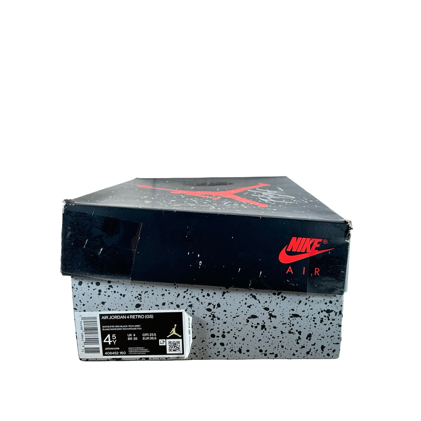 408452 160 Jordan 4 Retro Fire Red (2020) (GS) [USED] - 4.5 Y (Used2)