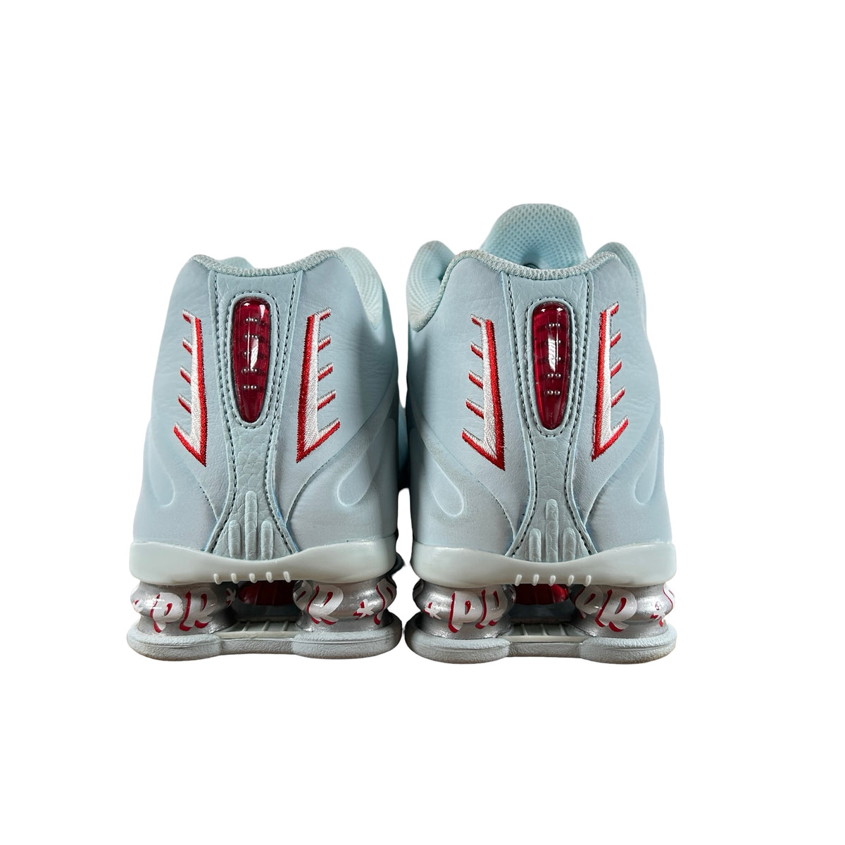 IQ1867 474 Nike Shox R4 Puerto Rico [USED] - 8 M (Used)