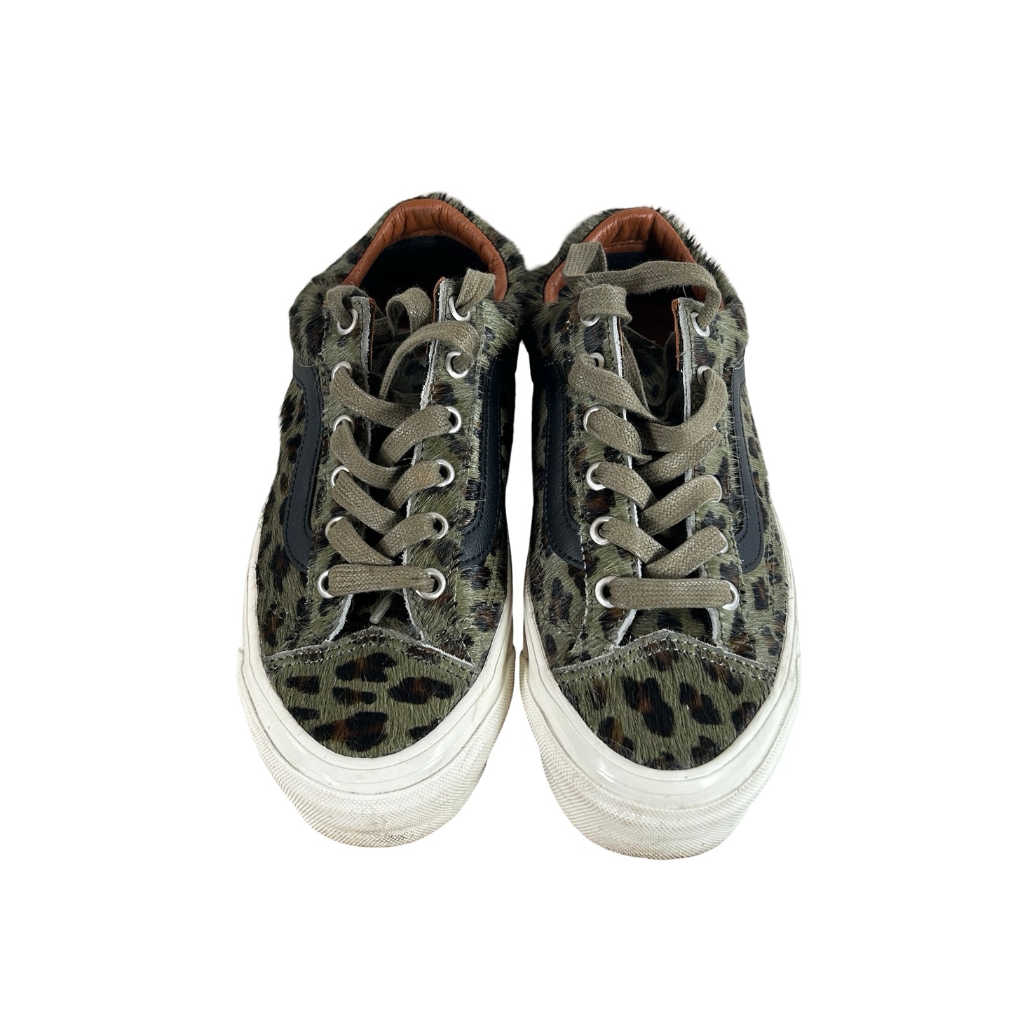 VN000EHDOLV Vans Premium Old Skool 36 Pony Cheetah Olive [USED] - 4.5 M (Used) (No Box)
