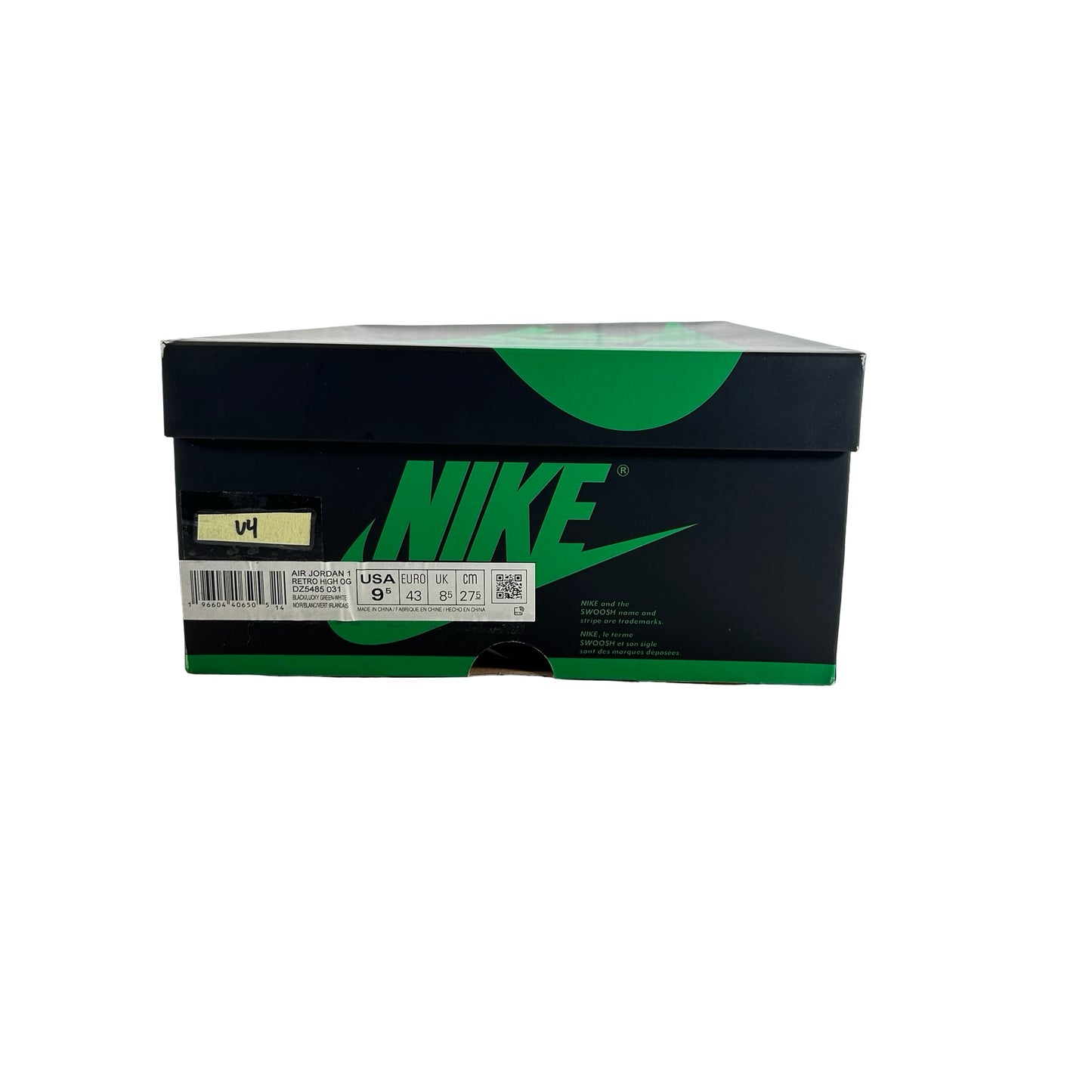 DZ5485 031 Jordan 1 Retro High OG Lucky Green [USED] - 9.5 M (Used4)