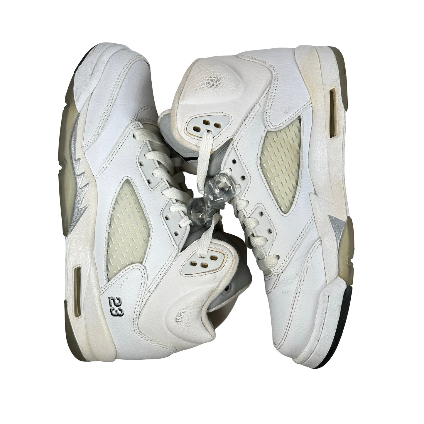 440888 130 Jordan 5 Retro Metallic White (2015) (GS) [USED] - 6 Y (Used) (Replace Box)