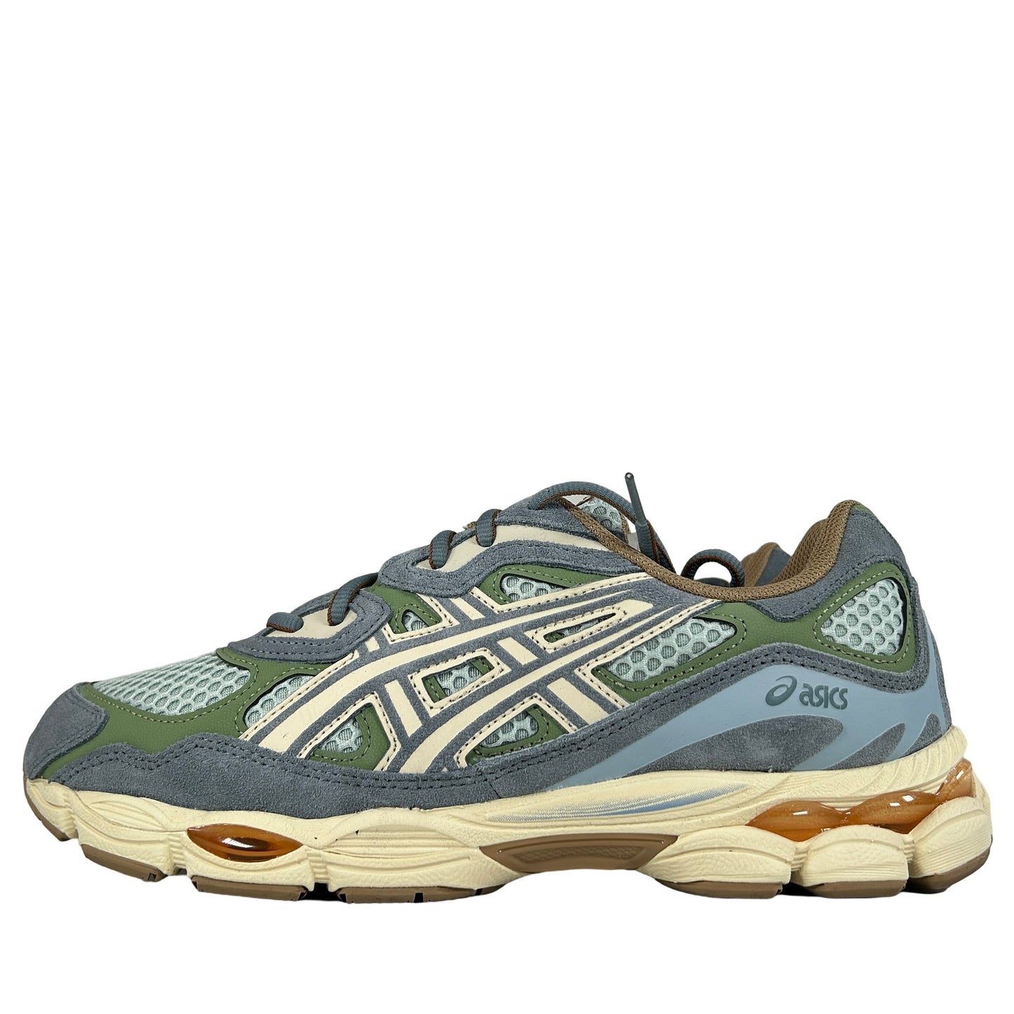 1203A372 403 ASICS Gel-NYC Cold Moss Fjord Grey [USED] - 11 M (Used)
