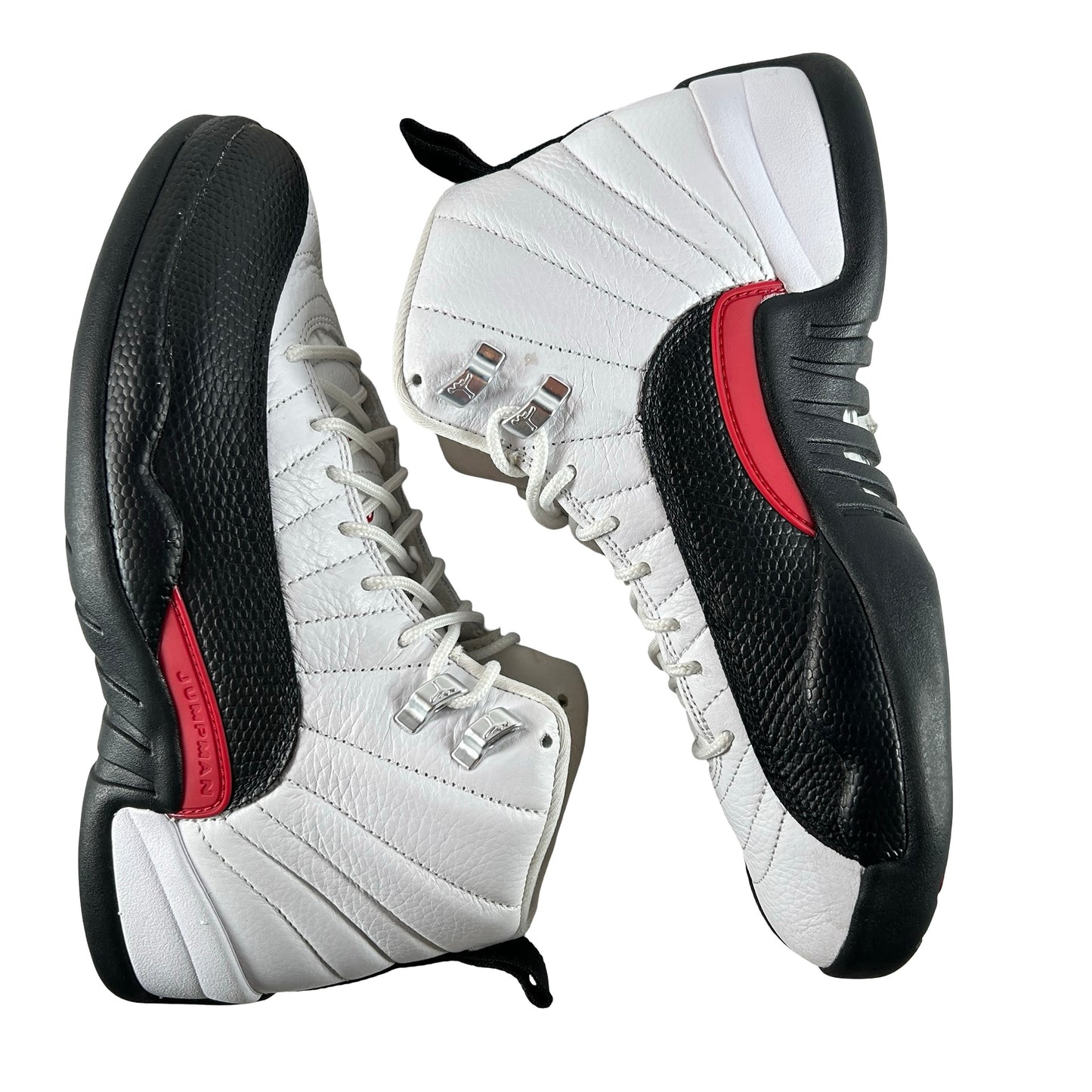 CT8013 162 Air Jordan 12 Red Taxi [USED] - 7.5 M (Used2) (No Box2)