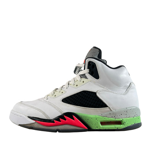 136027 115 Jordan 5 Retro Poison Green [USED] - 9 M (Used) (No Box)
