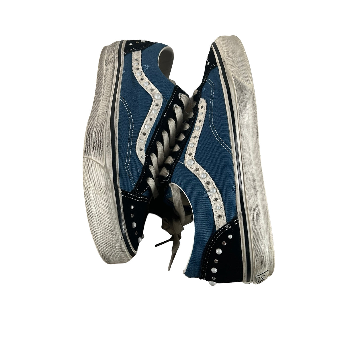 VN000E8VYA6 Vans LX Old Skool 36 Pearlized Pack Black Navy [USED] - 12 M (Used)