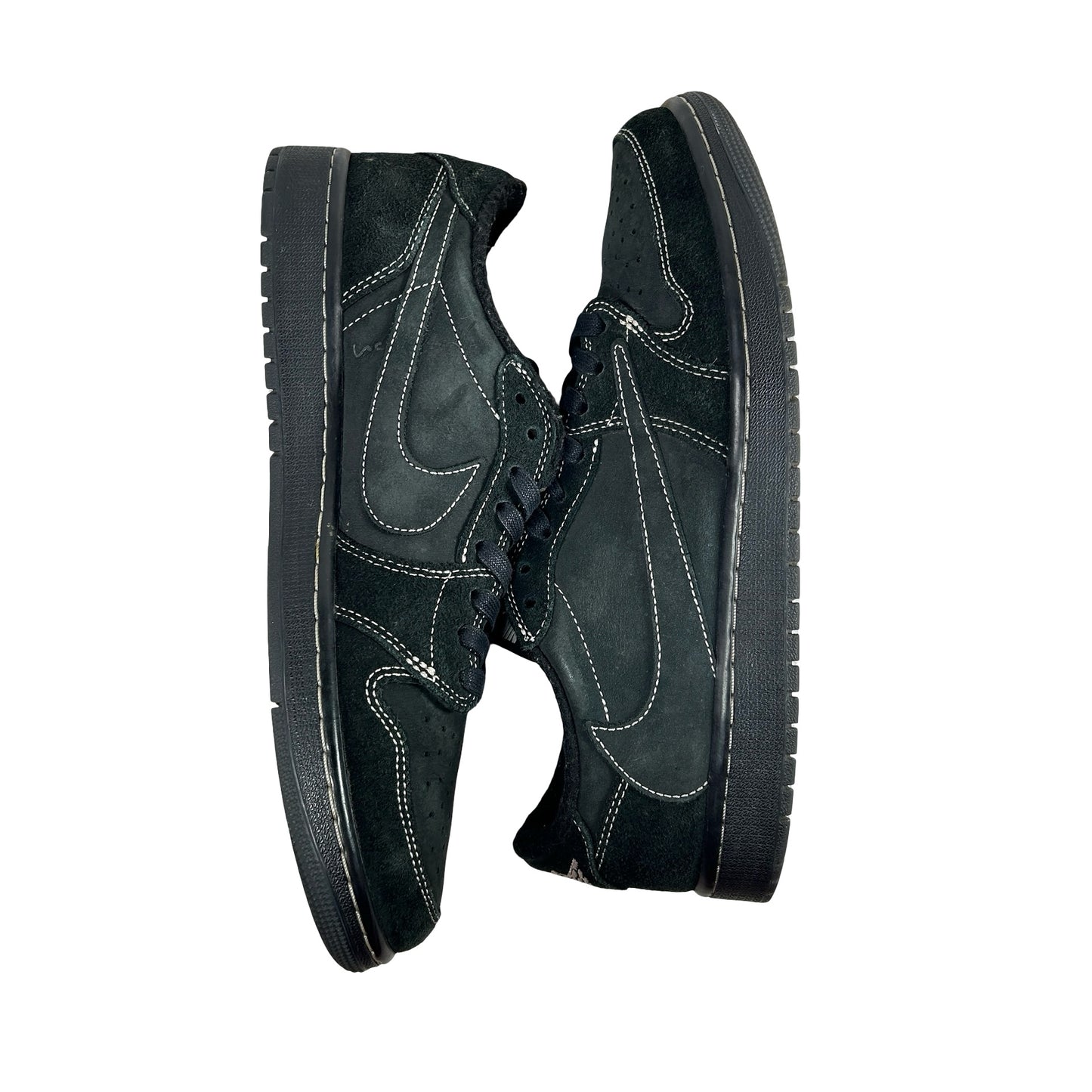DM7866 001 Jordan 1 Retro Low OG Travis Scott Black Phantom [USED] - 10 M (Used2) (No Box2)