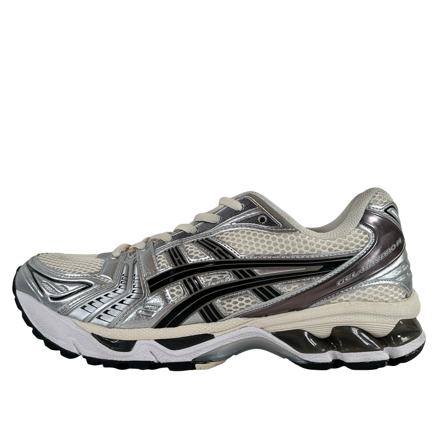 1201A019 108 ASICS Gel-Kayano 14 Crema Negro Metálico Ciruela