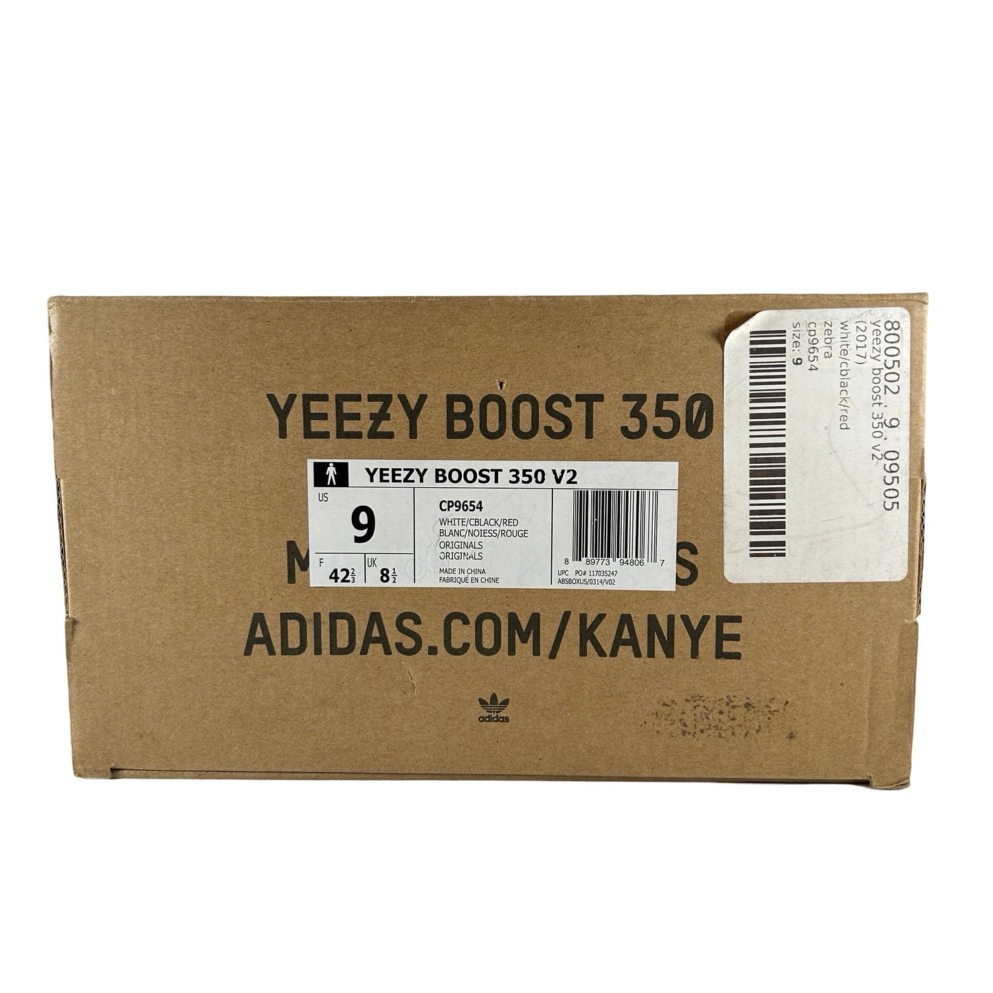 CP9654 Yeezy 350 V2 Zebra [USED] - 9 M (Used2)