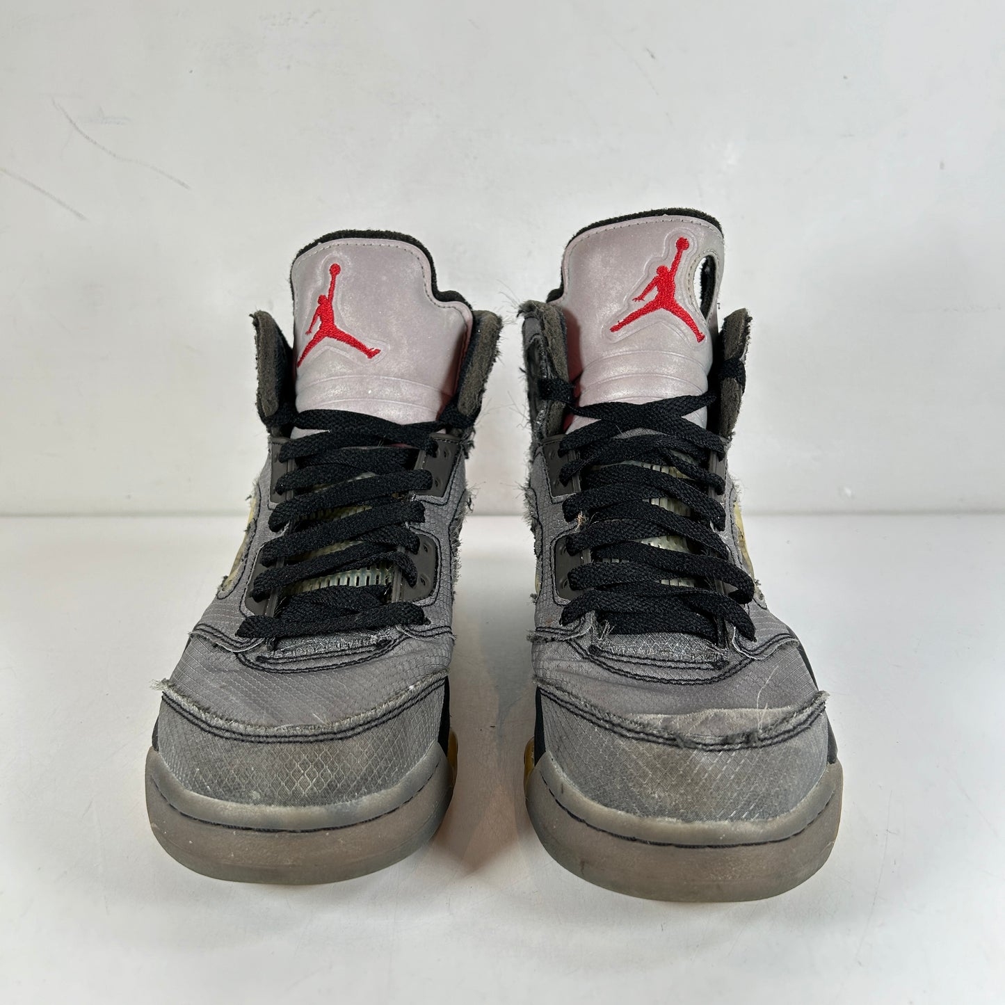 CT8480 001 Jordan 5 Off-White Black [USED] - 7.5 M (Used)