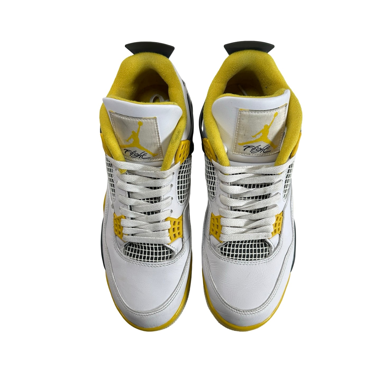 AQ9129 101 Jordan 4 Retro Vivid Sulfur (Women's) [USED] - 11.5 W (Used)