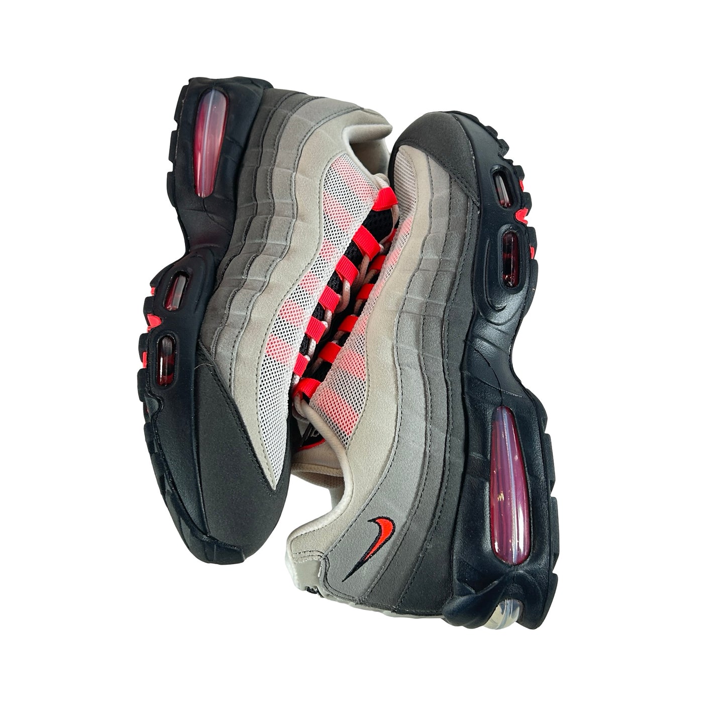 IM7410 001 Nike Air Max 95 OG Big Bubble Solar Red (2025) [USED] - 11 M (Used)