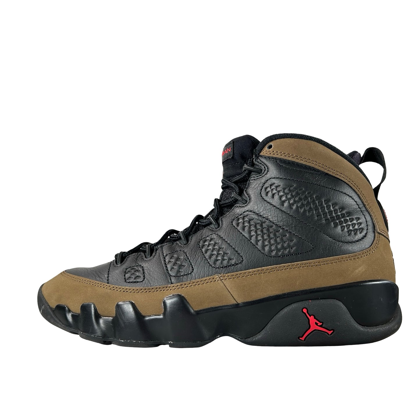 HV4794 030 Air Jordan 9 Retro Olive (2024) [USED] - 8.5 M (Used14)
