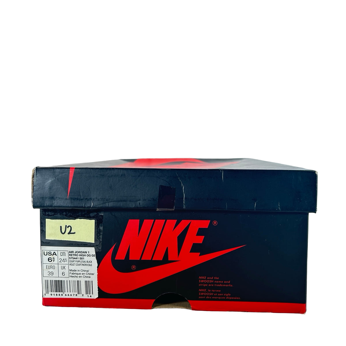 575441 501 Jordan 1 Retro High Court Purple (GS) [USED] - 6.5 Y (Used2)