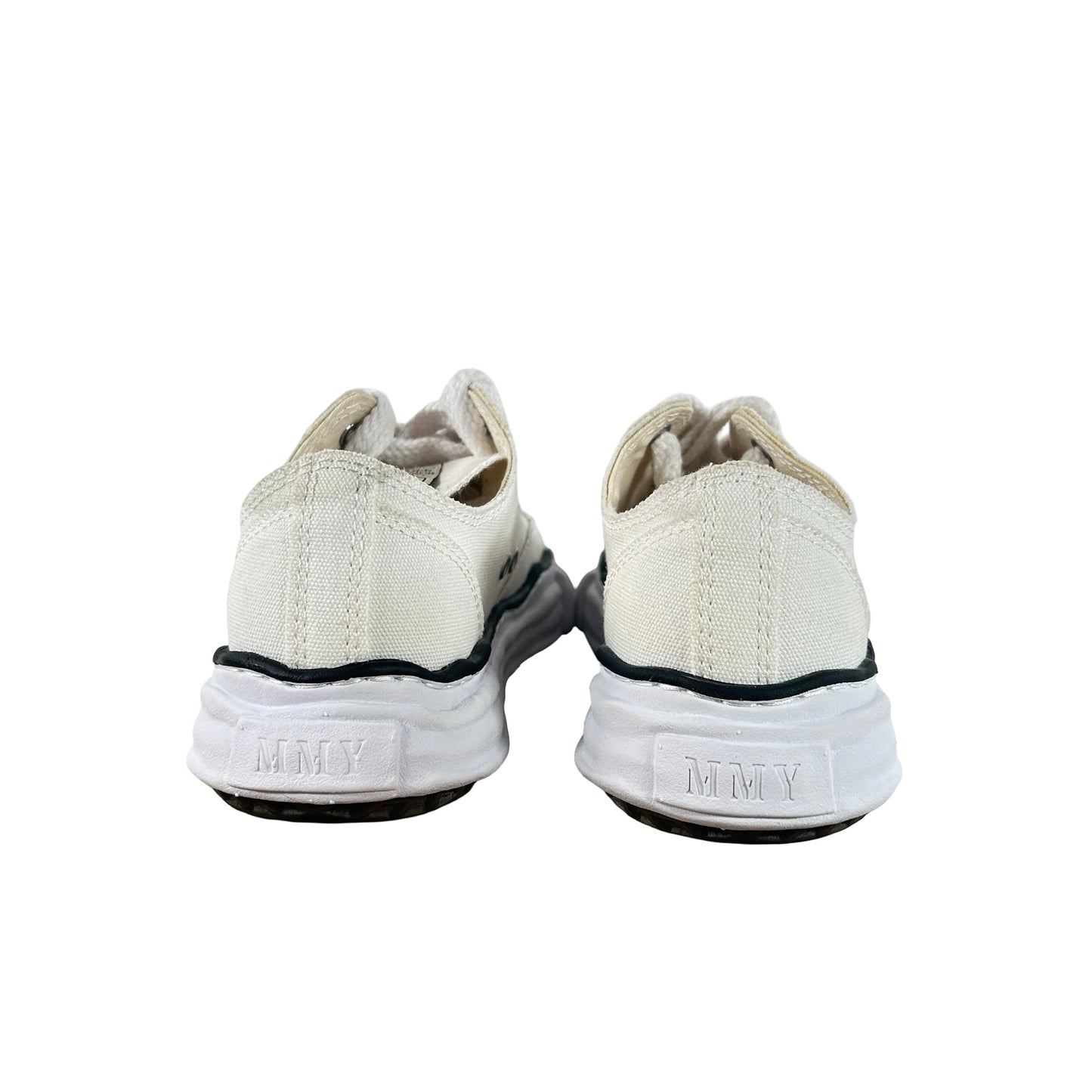 A01FW702 WHT Maison Mihara Yasuhiro Peterson OG Sole Canvas Low White [USED] - 40 EU (Used) (No Lid)