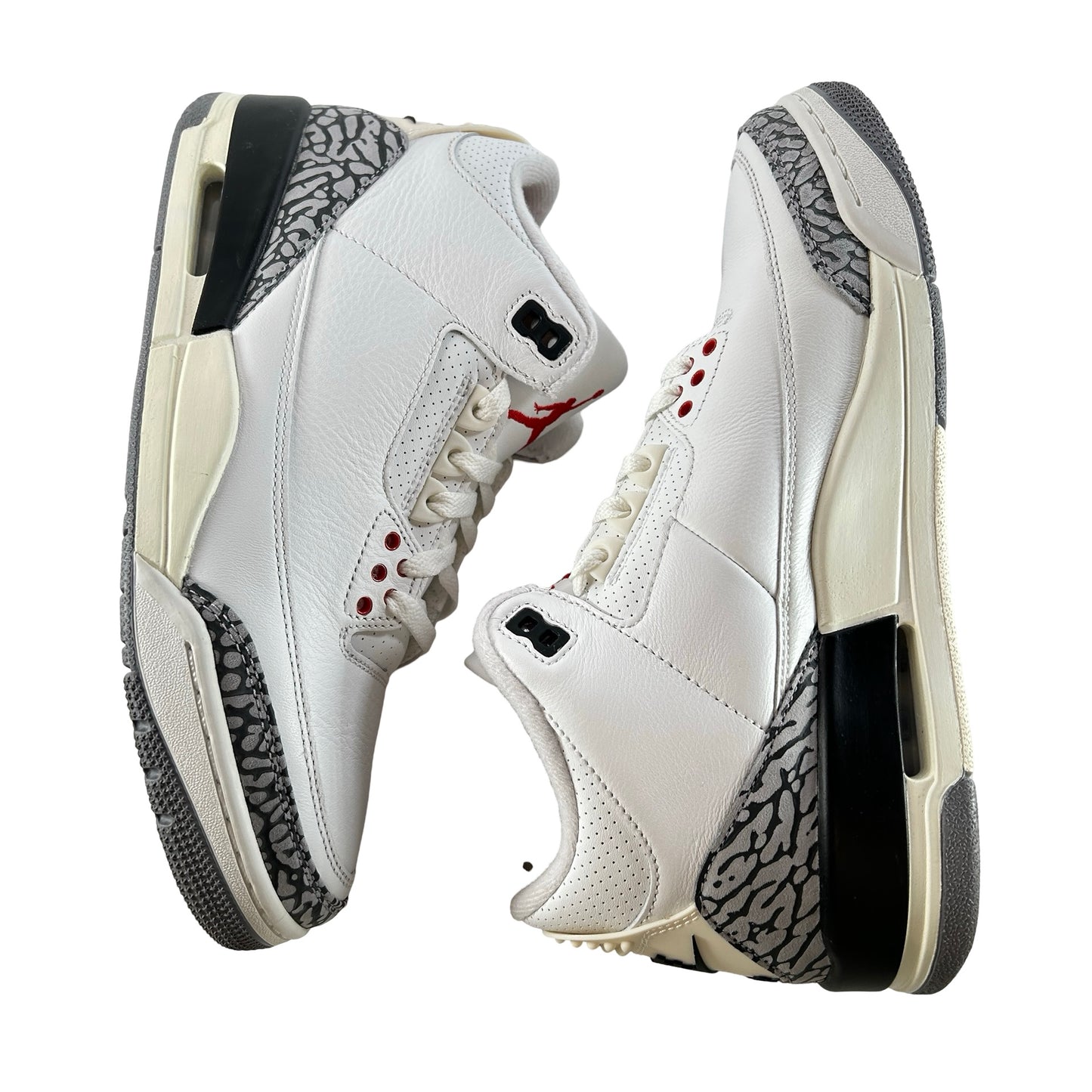 DN3707 100 Jordan 3 Retro White Cement Reimagined [USED] - 8 M (Used7)