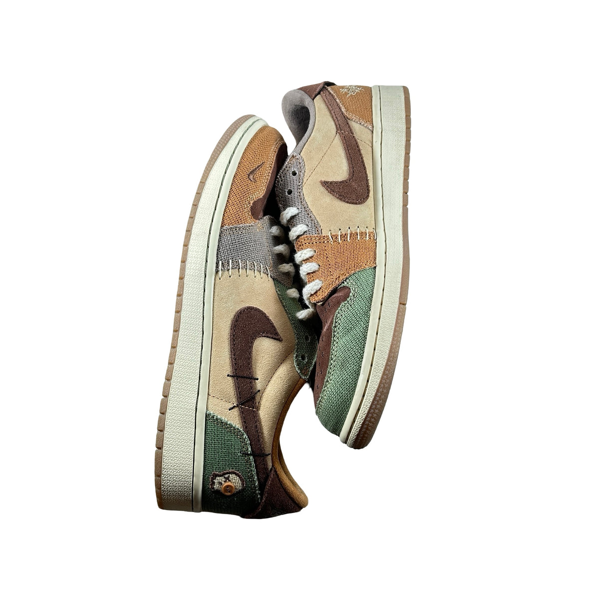 DZ7292 200 Jordan 1 Retro Low OG Zion Williamson Voodoo [USED] - 9.5 M (Used) (No Box)