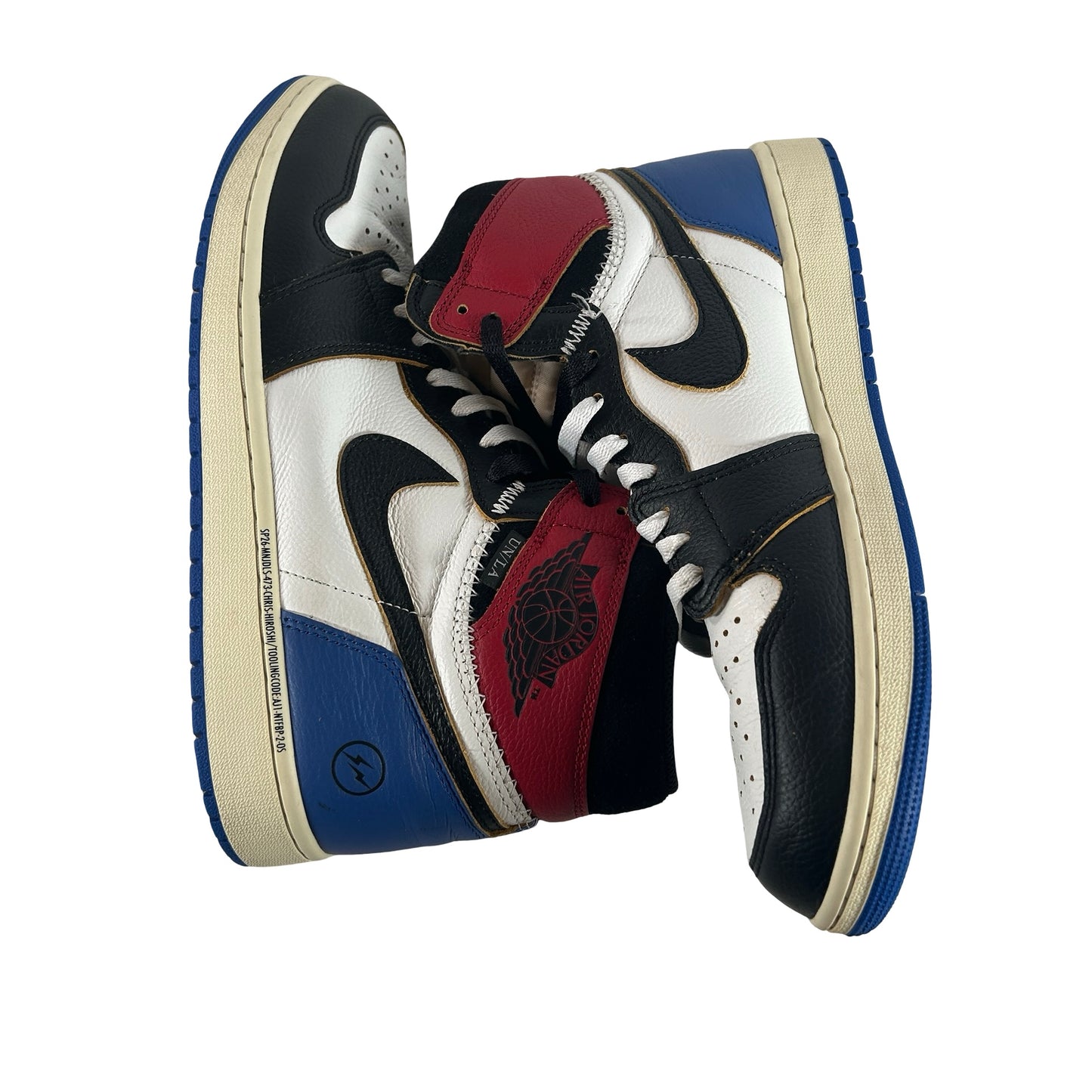 IO7847 002 Jordan 1 Retro High OG SP Fragment x Union LA Varsity Red Sport Royal [USED] - 12 M (Used2)